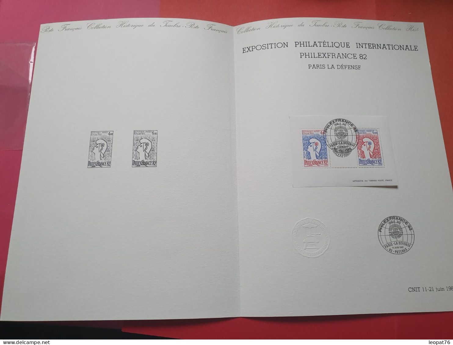 Encart En 1982 - Exposition Philatélique De Paris - Philex France 82 - FDC 121 - Esposizioni Filateliche