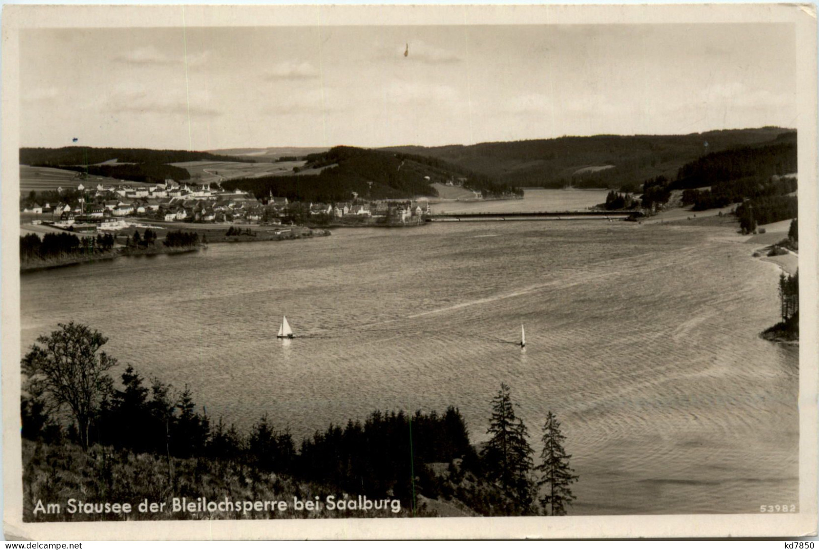 Saalburg, Am Stausee Der Bleilochsperre - Ebersdorf