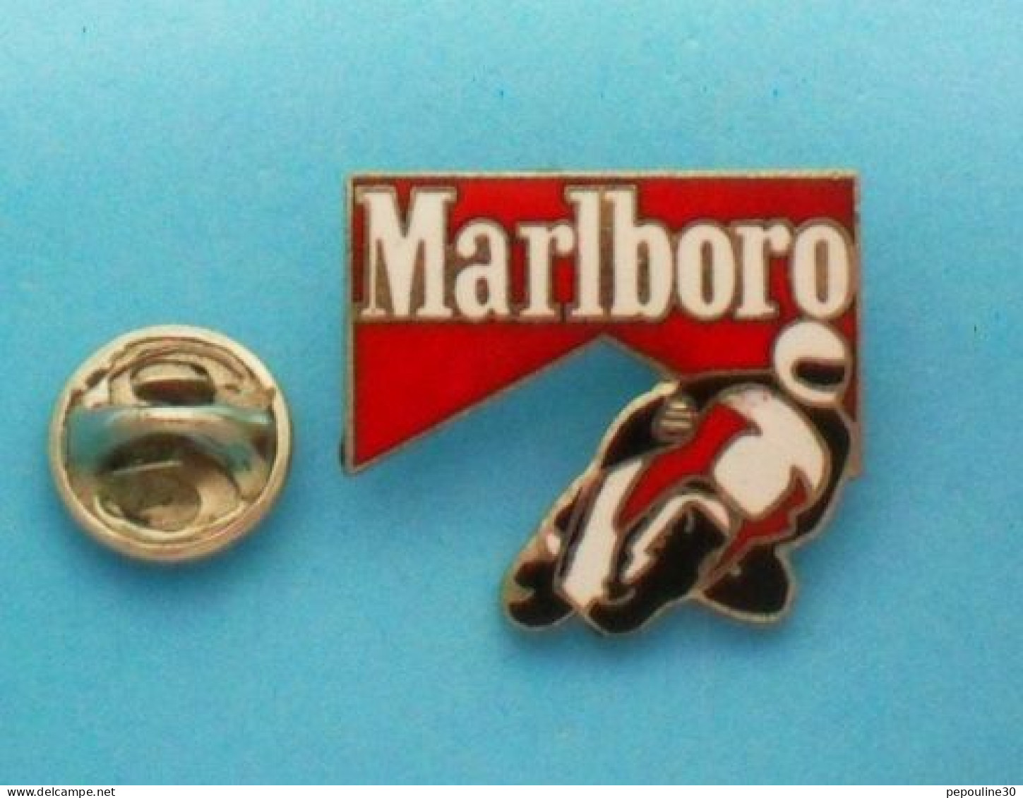 1 PIN'S //  ** CIRCUIT MOTO / MARLBORO ** - Motos