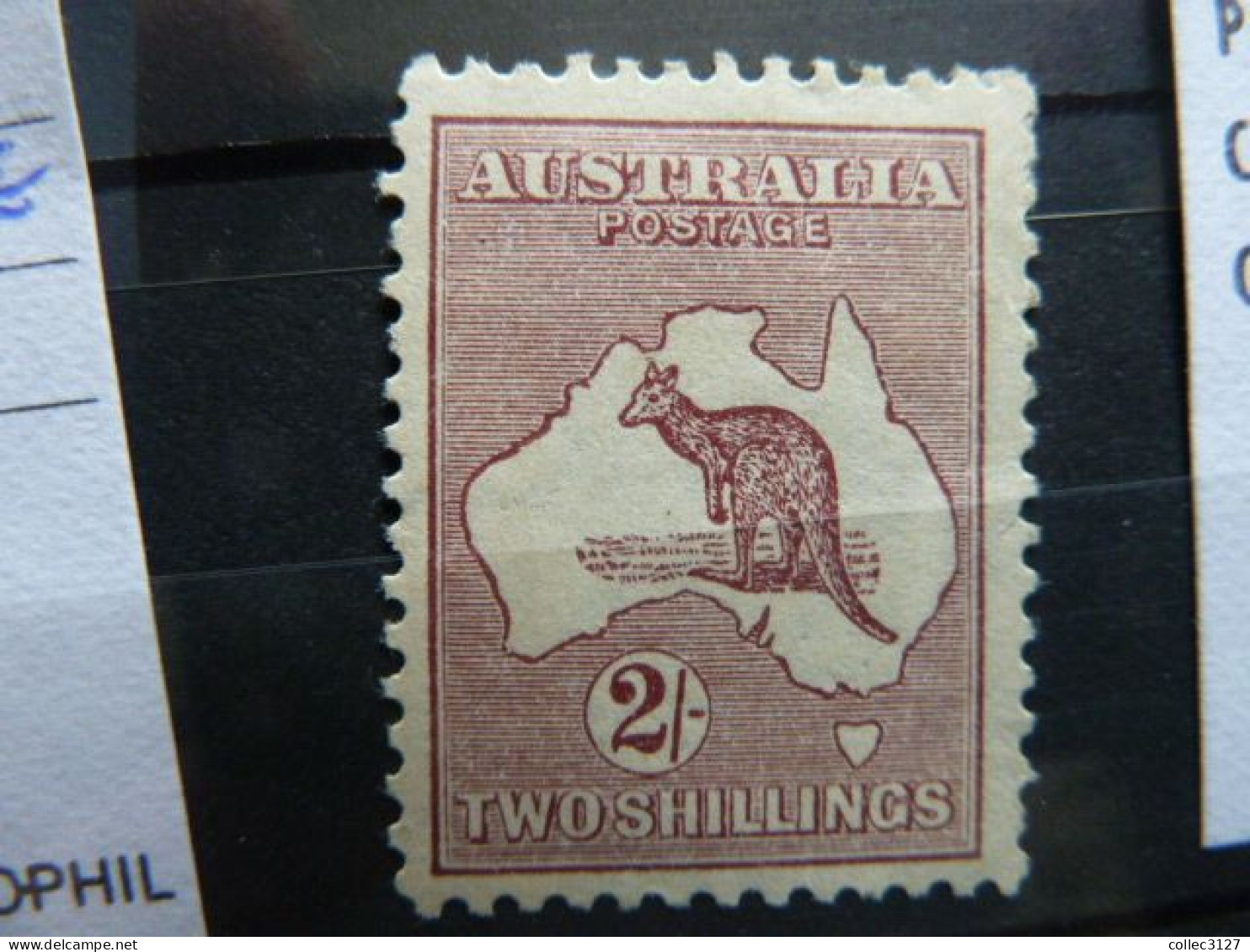 H2 - Australie - Timbre YT 63 2 Shilling Brun-lilas MLH - Nuevos