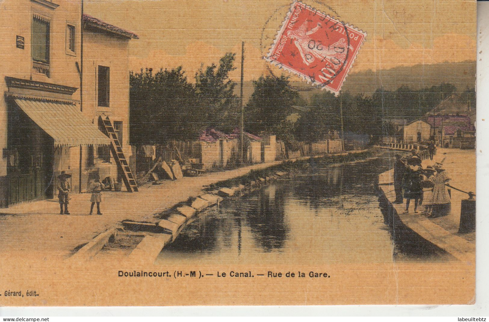 DOULAINCOURT - Le Canal - Rue De La Gare  PRIX FIXE - Doulaincourt