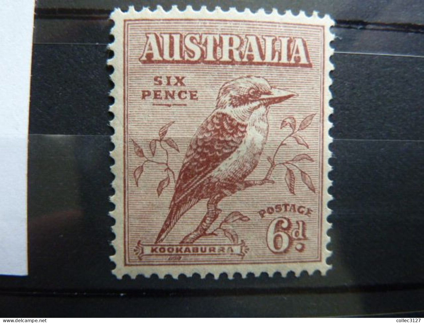 H2 - Australie - Timbre YT 93 6p. Brun-rouge Kookaburra -  MNH - Mint Stamps