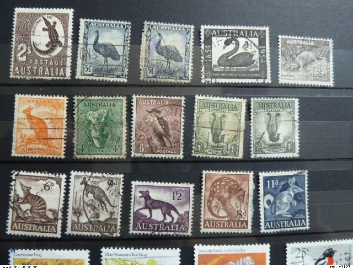 H2 - Australie - Petit Lot De Timbres Divers à Voir - Collections