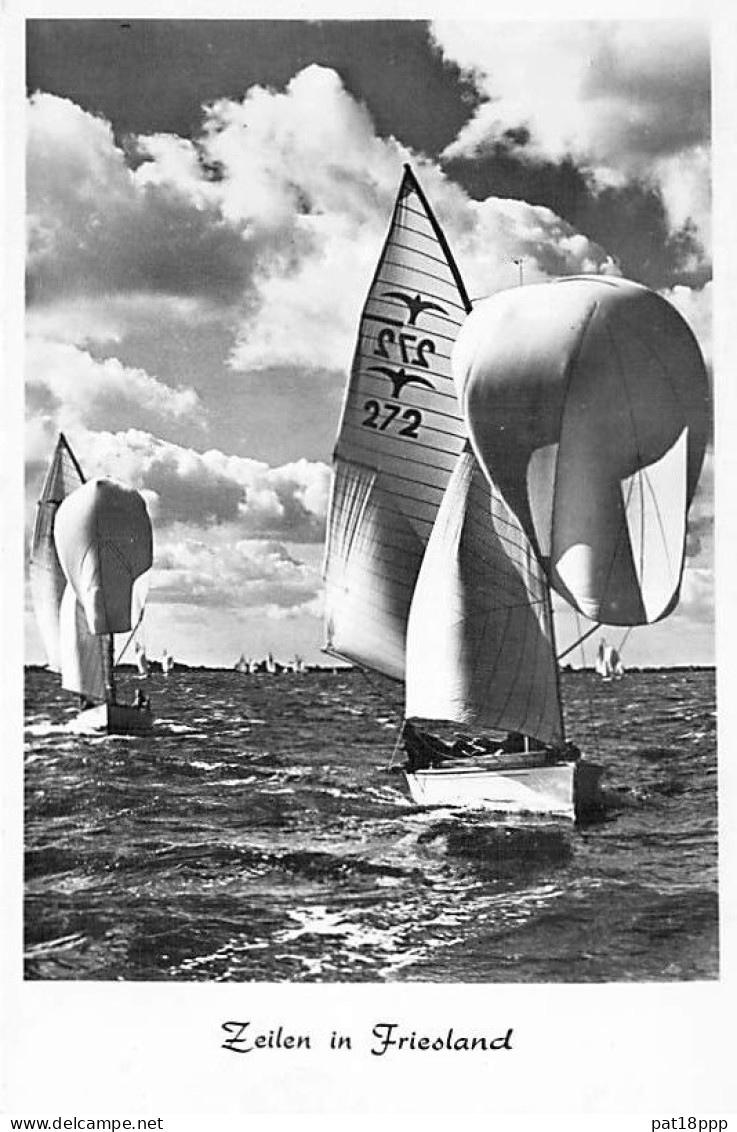 SPORT - VOILE - Lot De 5 CPSM Photos Noir Et Blanc Format CPA ( Dont Une Dentelée ) FRANCE - 5 - 99 Karten