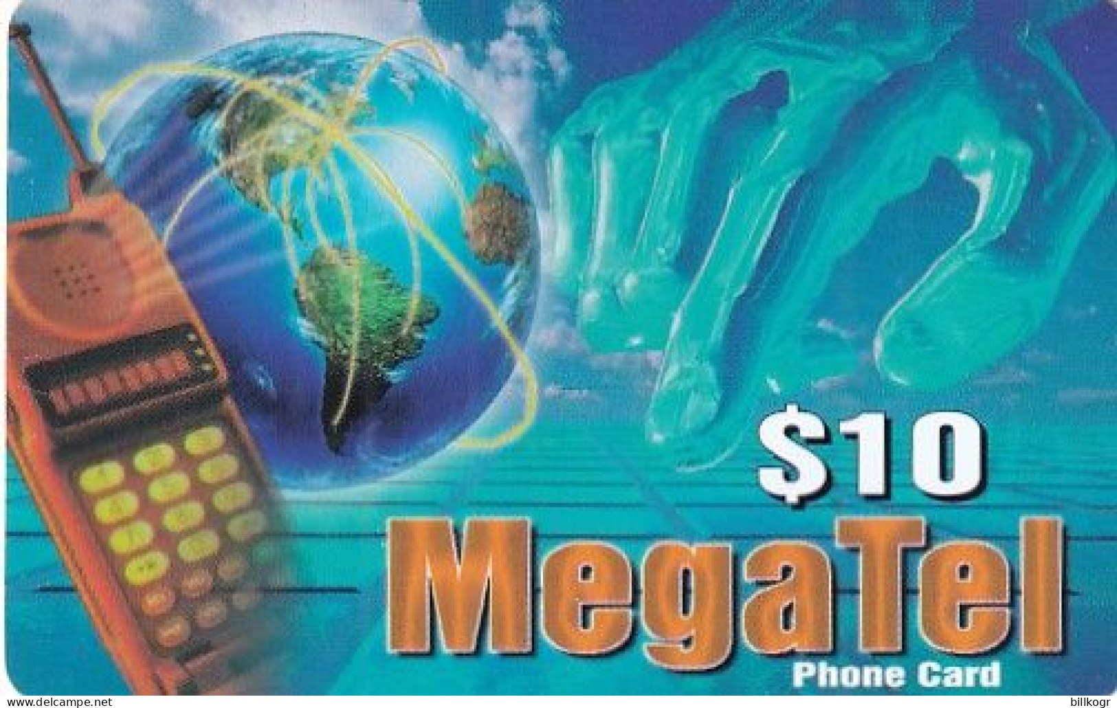 PUERTO RICO - Megatel By IDT Prepaid Card $10(thin), Exp.date 6 Months After First Use, Used - Puerto Rico