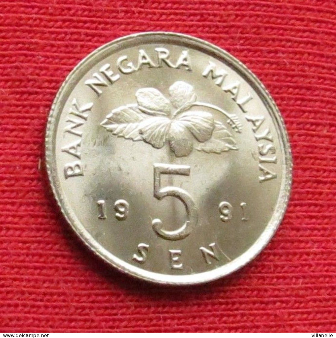 Malaysia 5 Sen 1991 KM# 50 *VT Malasia Malaisie Malaysie - Malaysia