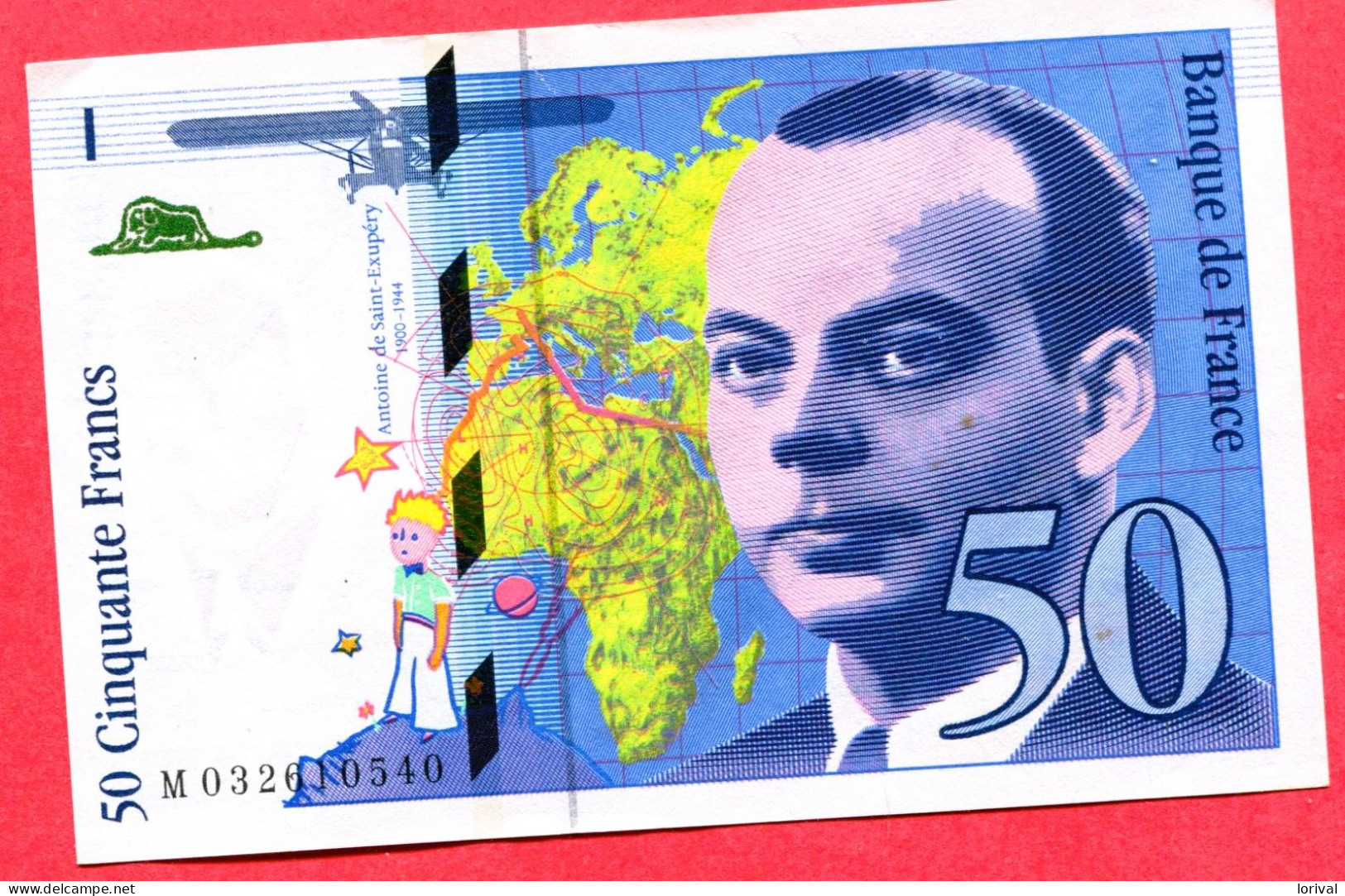 50 Francs St Exupery Neuf 10 Euros - 50 F 1992-1999 ''St Exupéry''