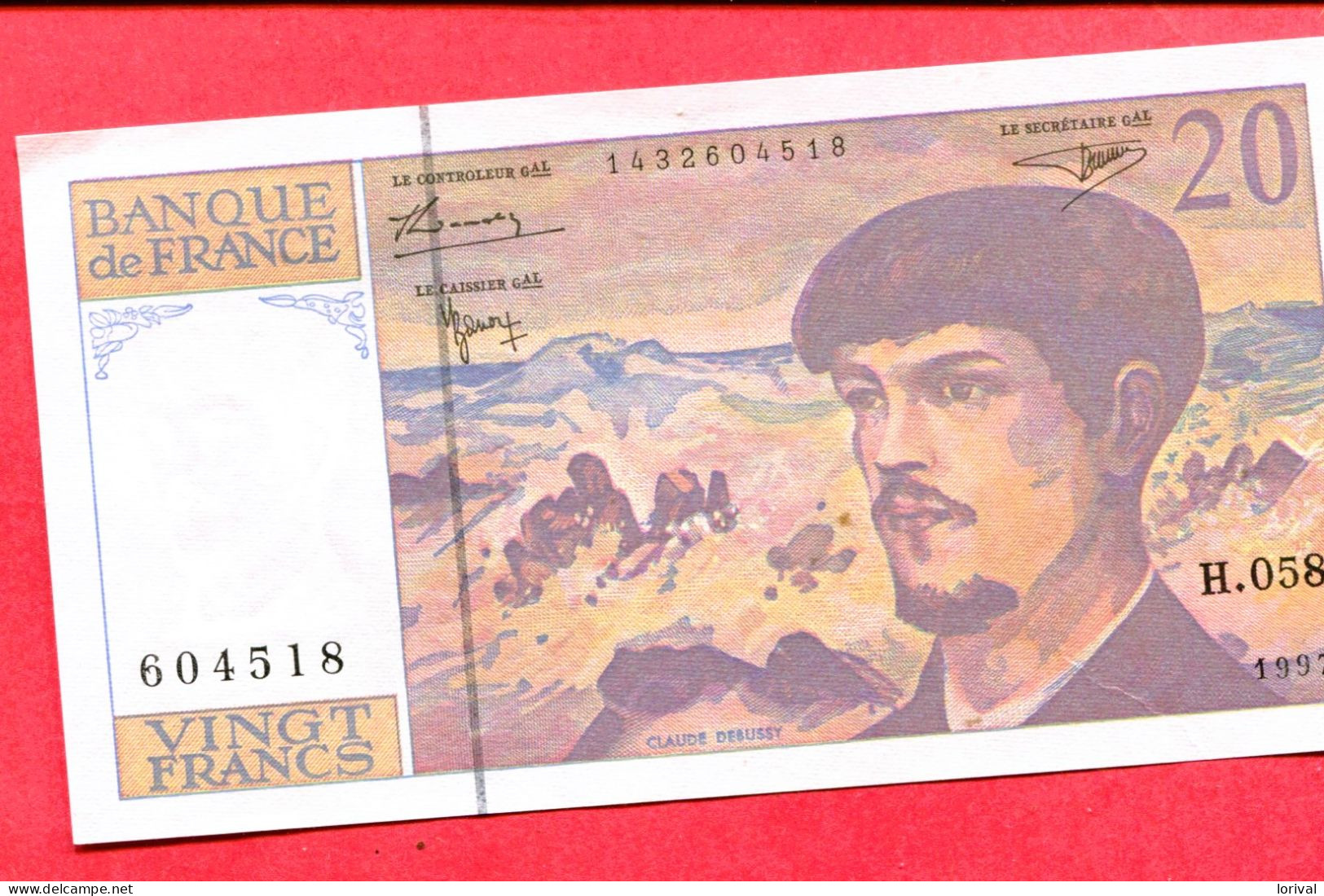 20 Francs Debussy Neuf 10 Euros - Unclassified