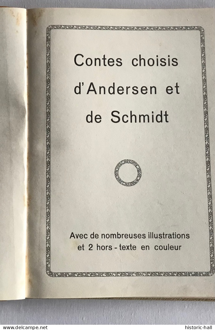 CONTES D’ANDERSEN Et De SCHMIDT - Contes