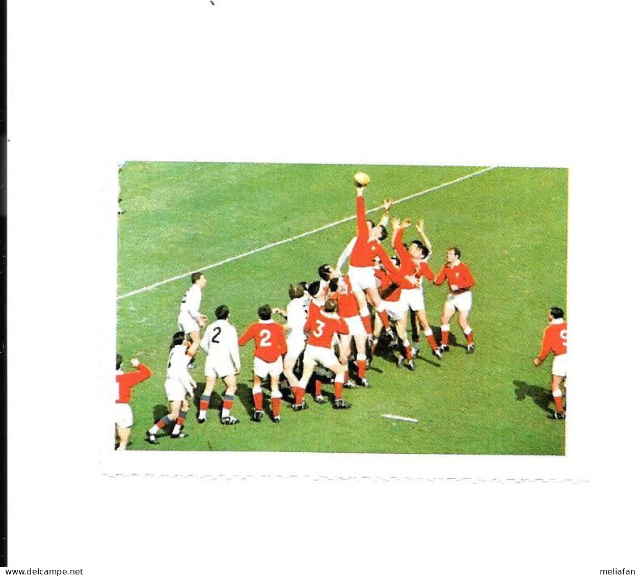 DT65 - IMAGE CHOCOLAT SUCHARD - RUGBY - XV DE FRANCE VS WALES1967 - Rugby