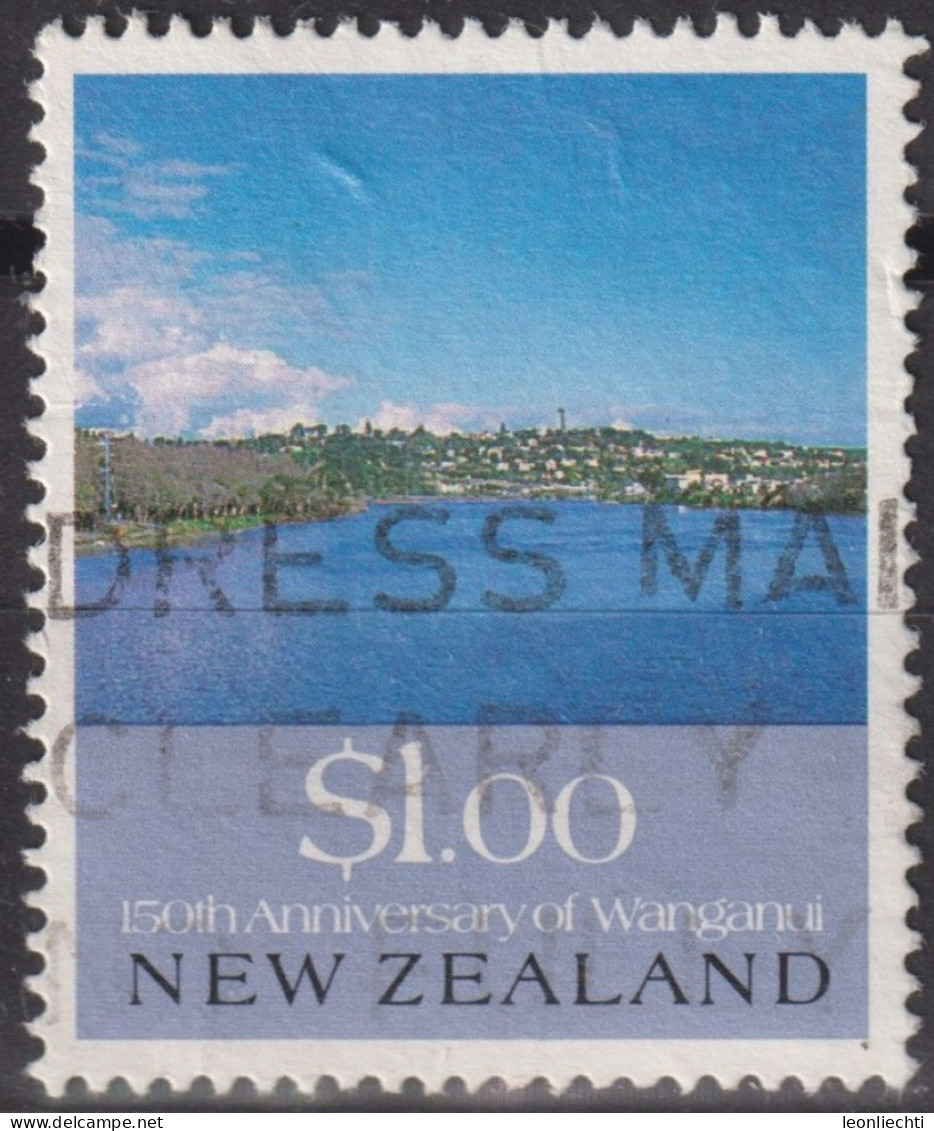 1990 Neuseeland ° Mi:NZ 1123, Sn:NZ 994, Yt:NZ 1073, 150th Anniversary Of Wanganui - Usati