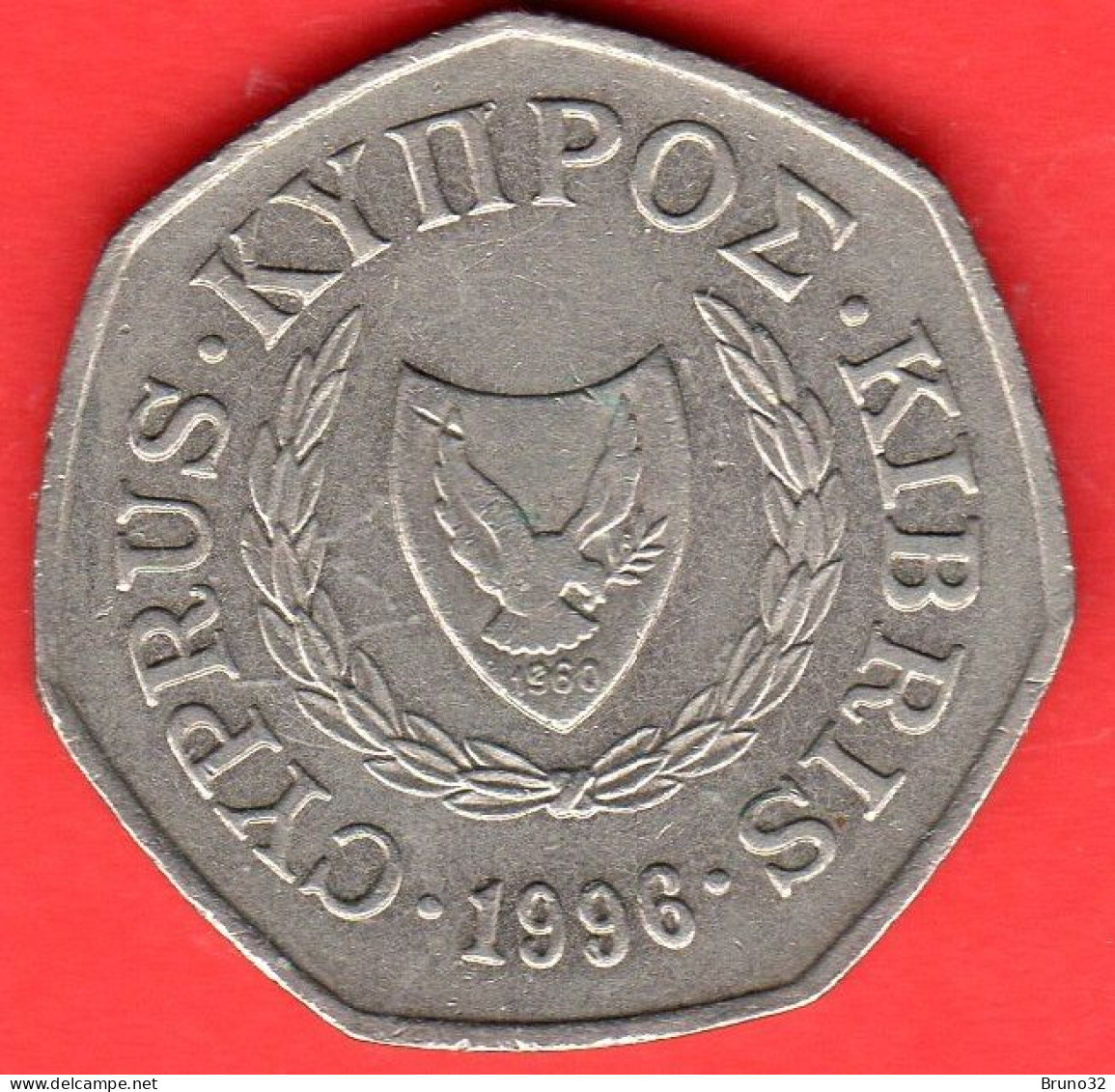 Cipro - Chyprus - Kıbrıs - Chypre - 1996 - 50 Cents - SPL/XF - Come Da Foto - Zypern