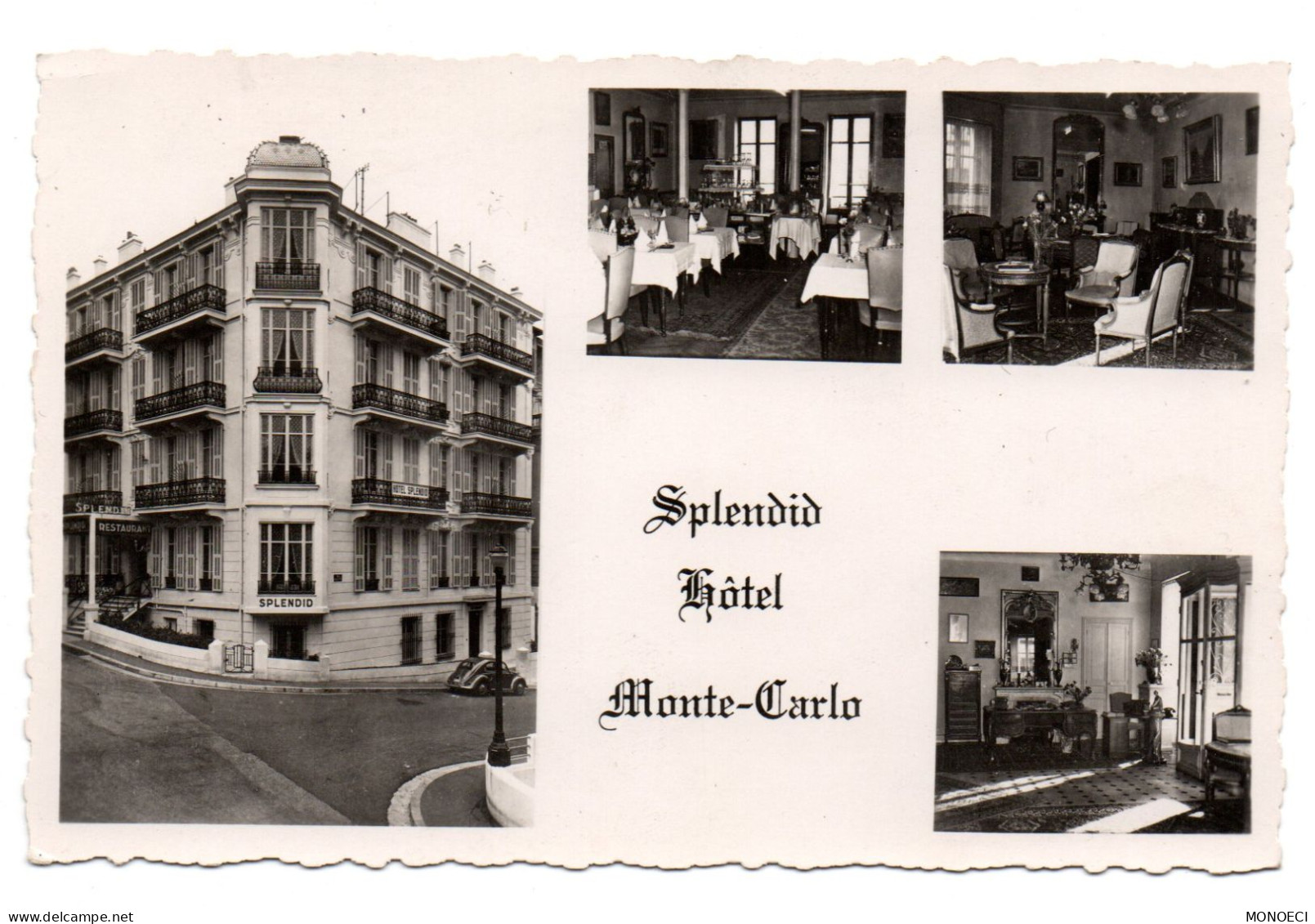MONACO -- MONTE CARLO --  CPM -- Splendid Hôtel Monte Carlo - Hotels