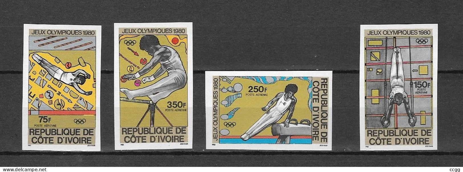 Olympic Games 1980 , Cote Ivoire  -  Zegels Postfris - Summer 1980: Moscow