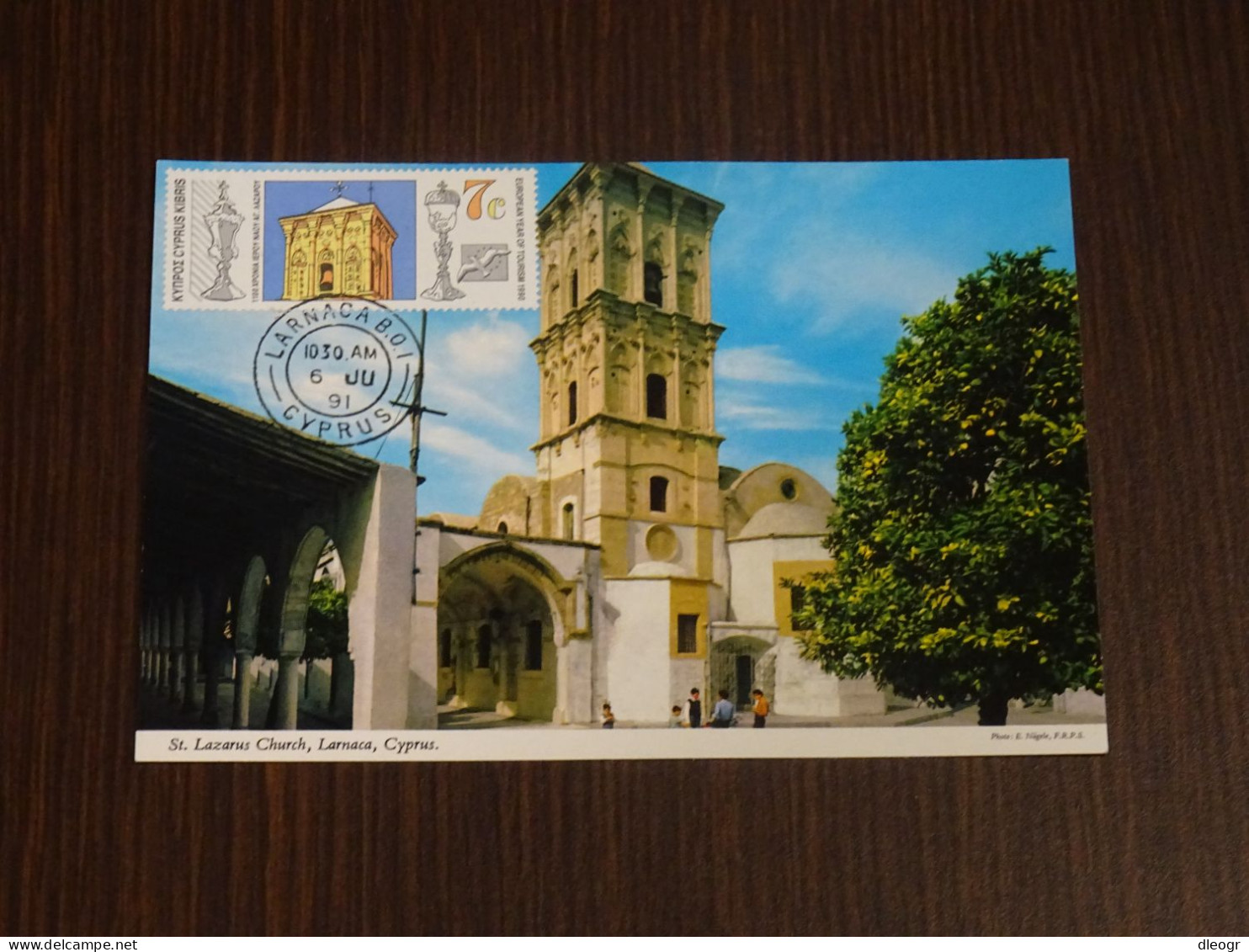 Cyprus 1991 Year Of Tourism 1990 Maximum Card - Briefe U. Dokumente