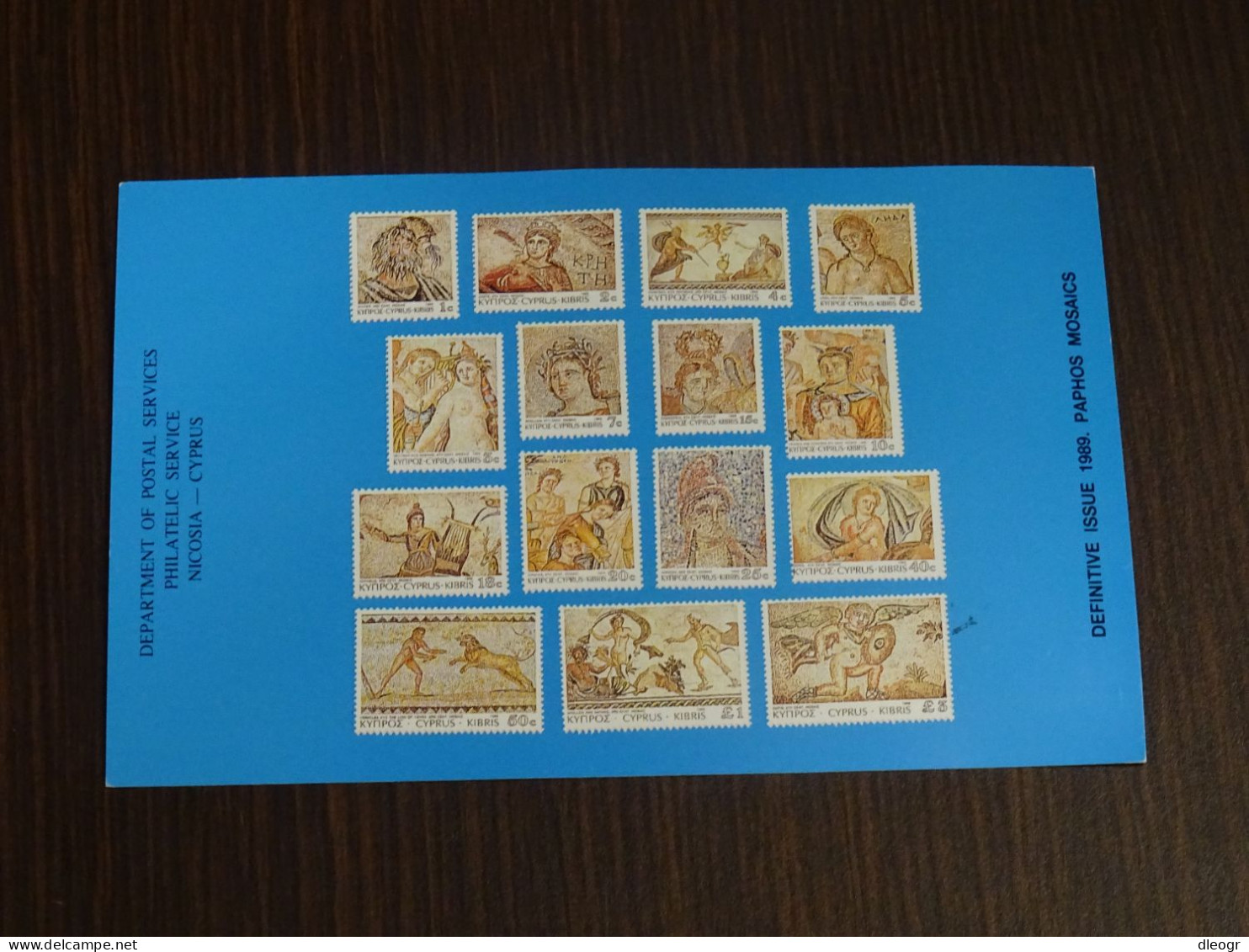 Cyprus 1990 Cyprus Participation To International Exhibitions 4 Maximum Cards - Briefe U. Dokumente