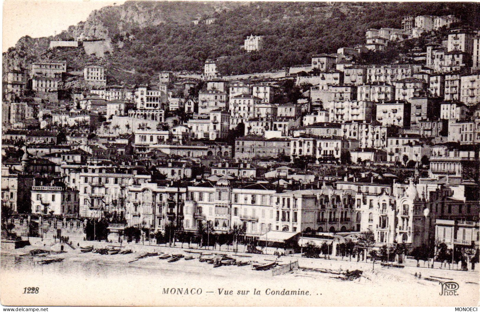 MONACO -- MONTE CARLO --  CPA --  Vue Sur La Condamine - La Condamine