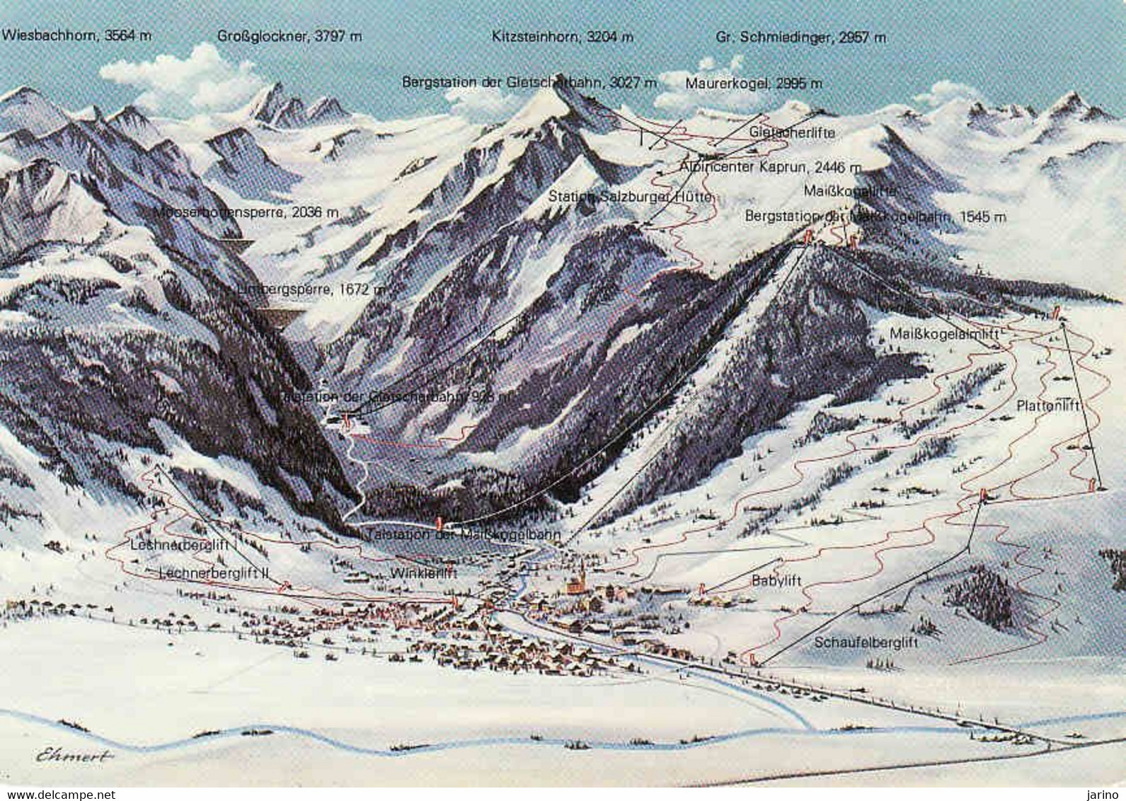 Austria, Salzburg, Kaprun, Gletscherbahnen Kaprun - Kitzsteinhorn,  Used - Kaprun