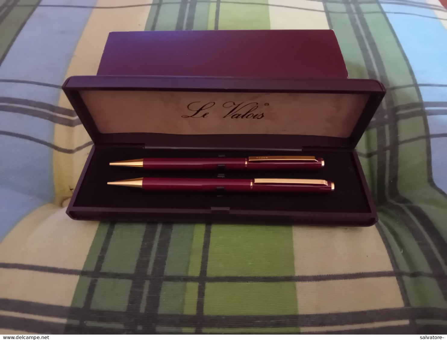 COPPIA PENNA E MATITA LE VALOIS CON CUSTODIA - Pens