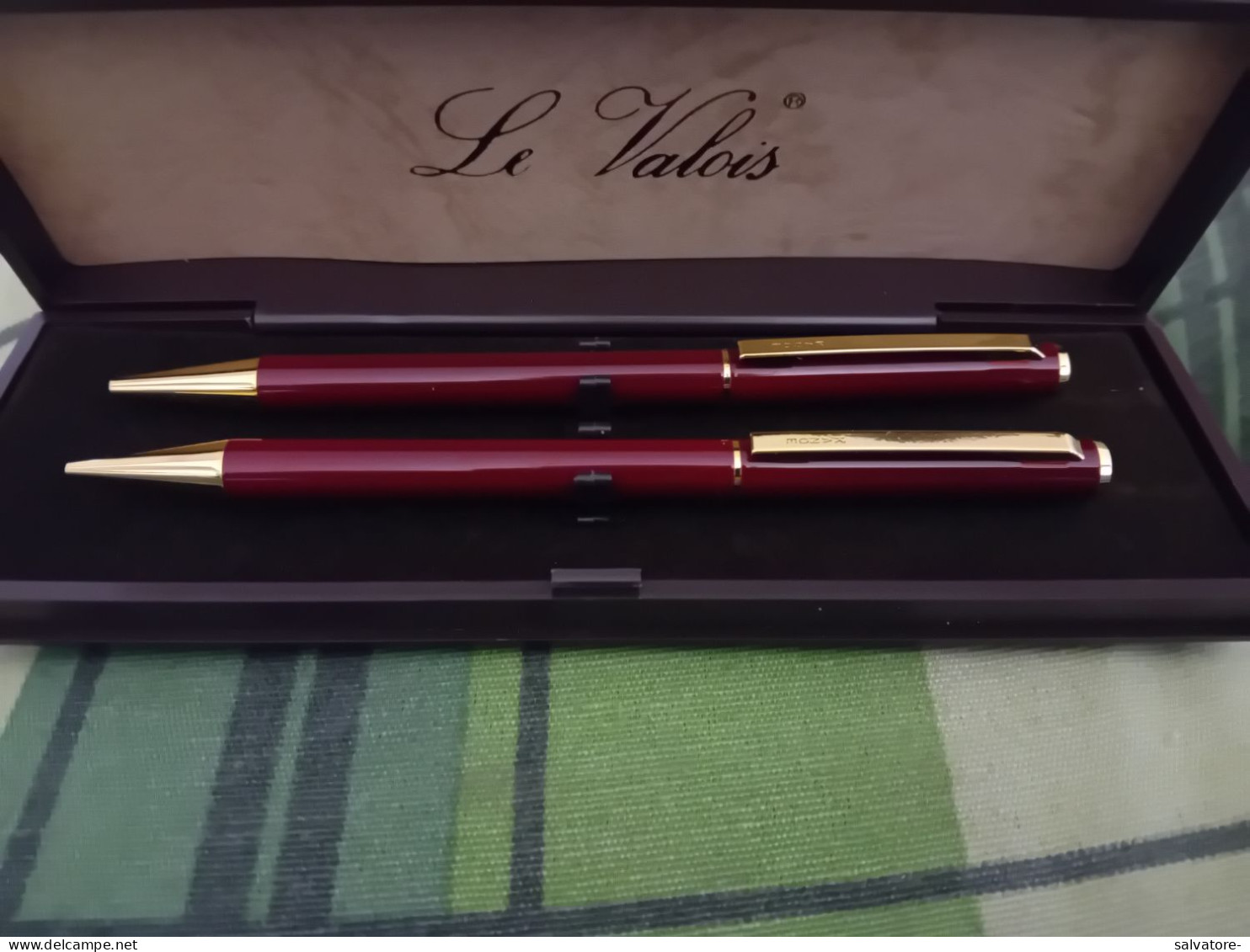 COPPIA PENNA E MATITA LE VALOIS CON CUSTODIA - Pens