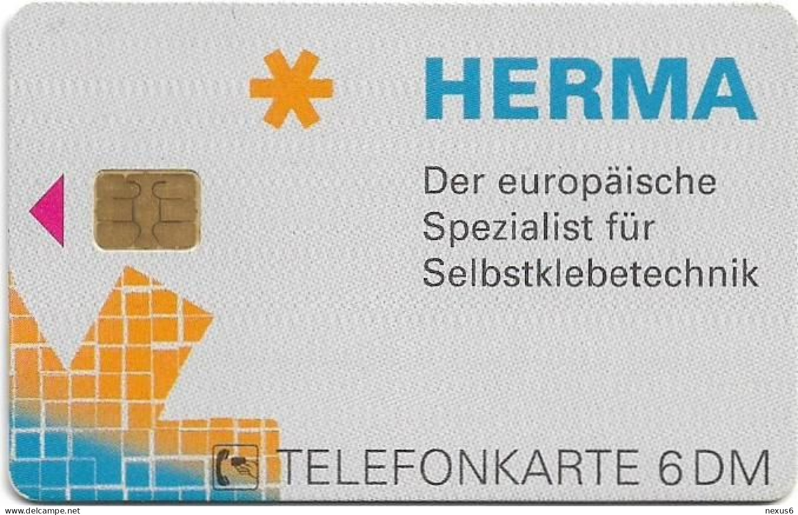 Germany - Herma Papierwaren - O 2449 - 12.1995, 6DM, 6.000ex, Used - O-Series: Kundenserie Vom Sammlerservice Ausgeschlossen