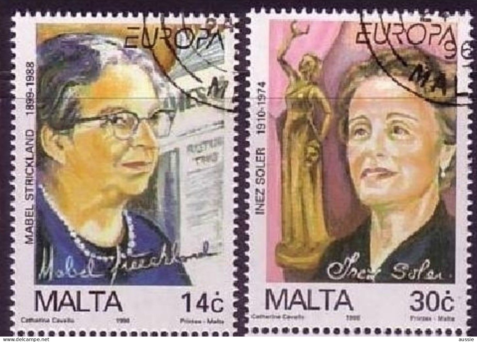 Cept 1996 Malta Malte Yvertn° 958-959 (°) Oblitéré Used - 1996