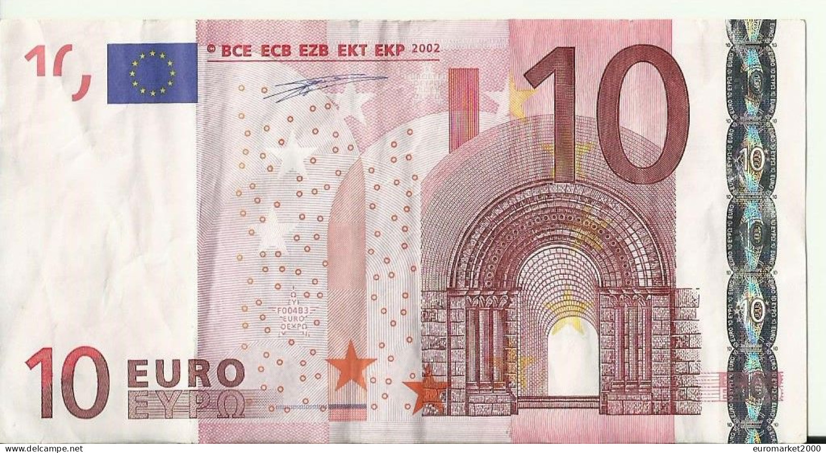 10 EURO AUTRICHE- AUSTRIA "N" F004 CIRCULE/CIRCULATED DUISENBERG - 10 Euro