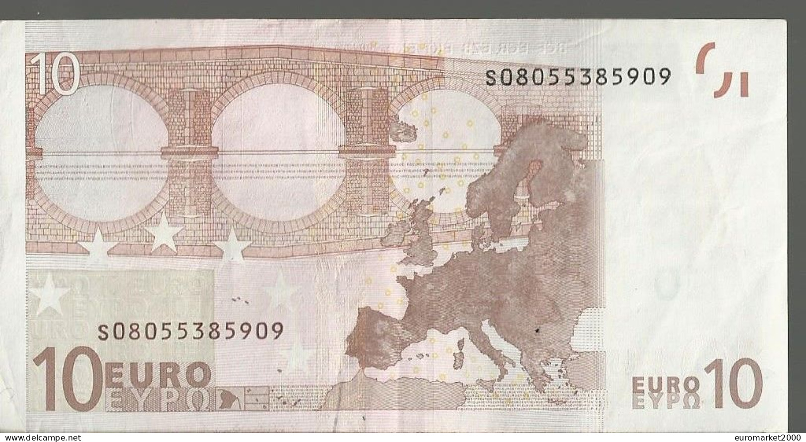 10 EURO ITALIE- ITALIA "S" J008 CIRCULE/CIRCULATED TRICHET - 10 Euro