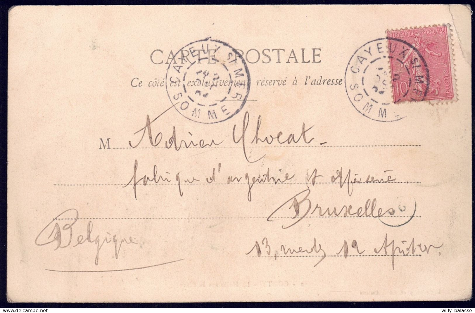 +++ CPA - France 80 - Somme - CONTY - La Halle Sur La Place  // - Conty