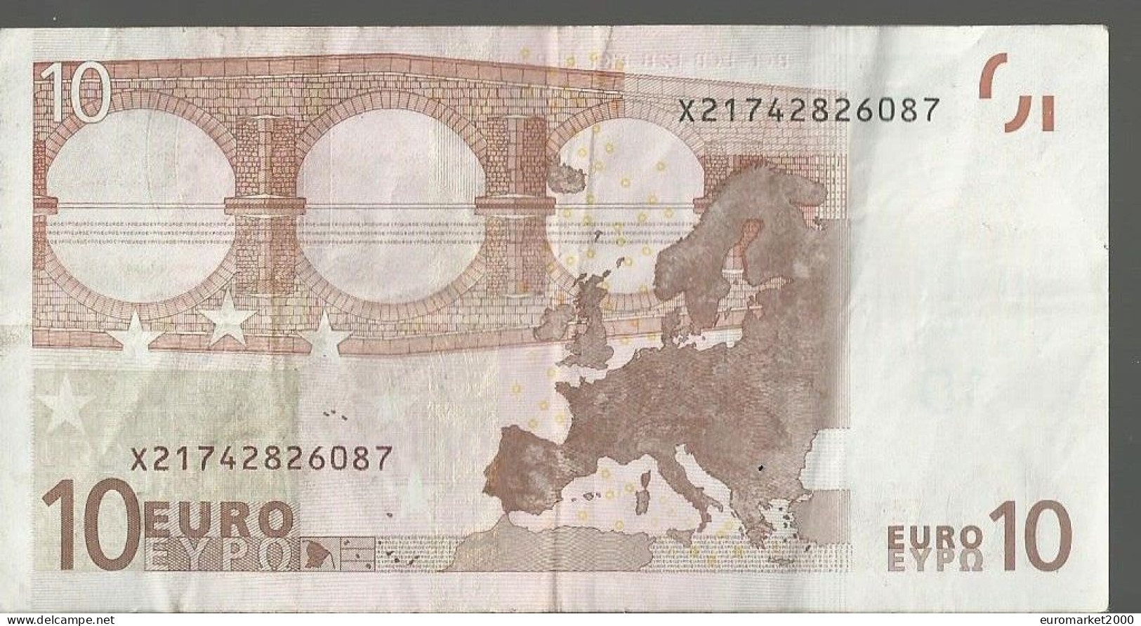 10 EURO ALLEMAGNE - GERMANIA "X" P005 CIRCULE/CIRCULATED DUISENBERG - 10 Euro