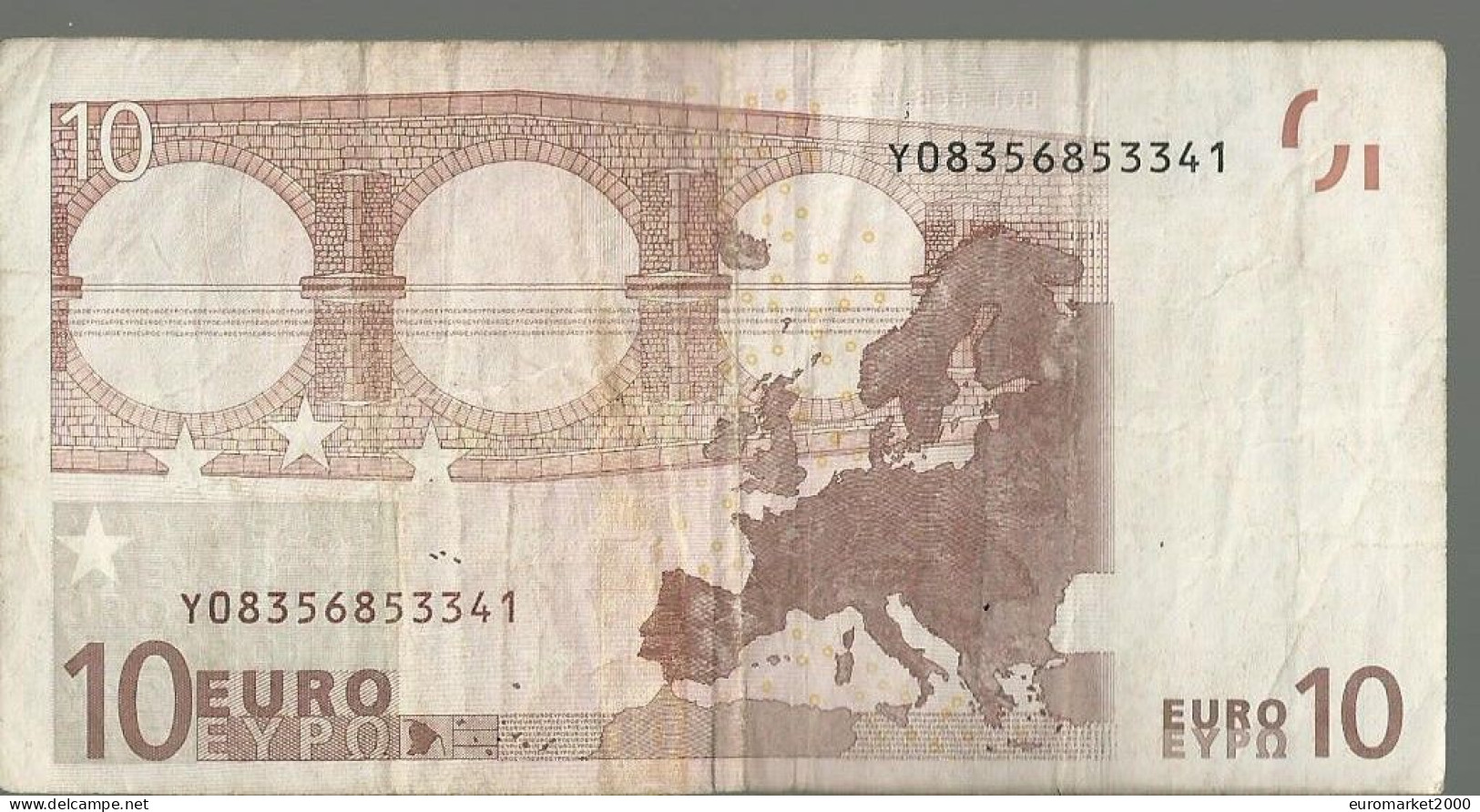 10 EURO GRECE - GRECIA "Y" N008 CIRCULE/CIRCULATED TRICHET - 10 Euro