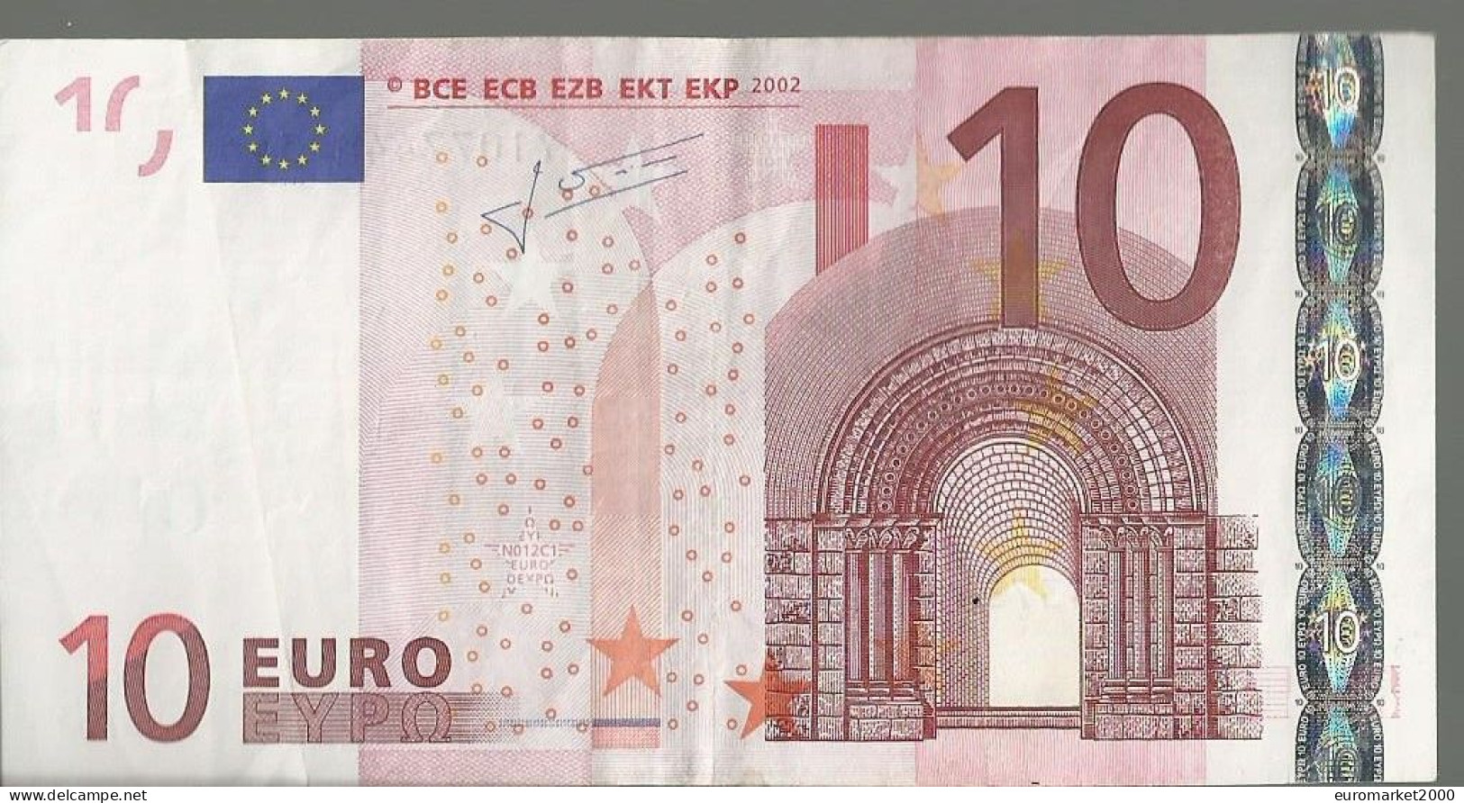 10 EURO GRECE - GRECIA "Y" N012 CIRCULE/CIRCULATED TRICHET - 10 Euro