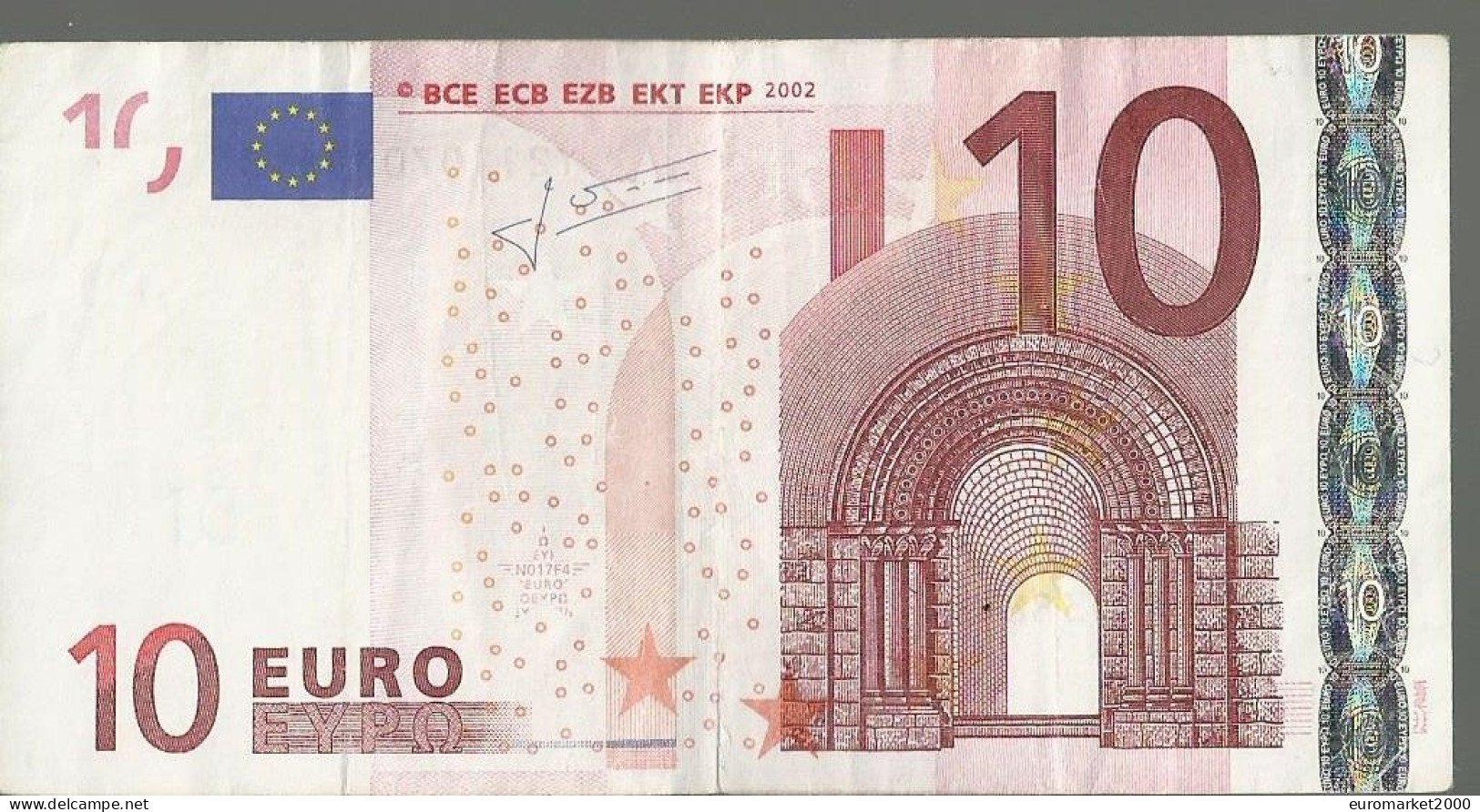 10 EURO GRECE - GRECIA "Y" N017 CIRCULE/CIRCULATED TRICHET - 10 Euro