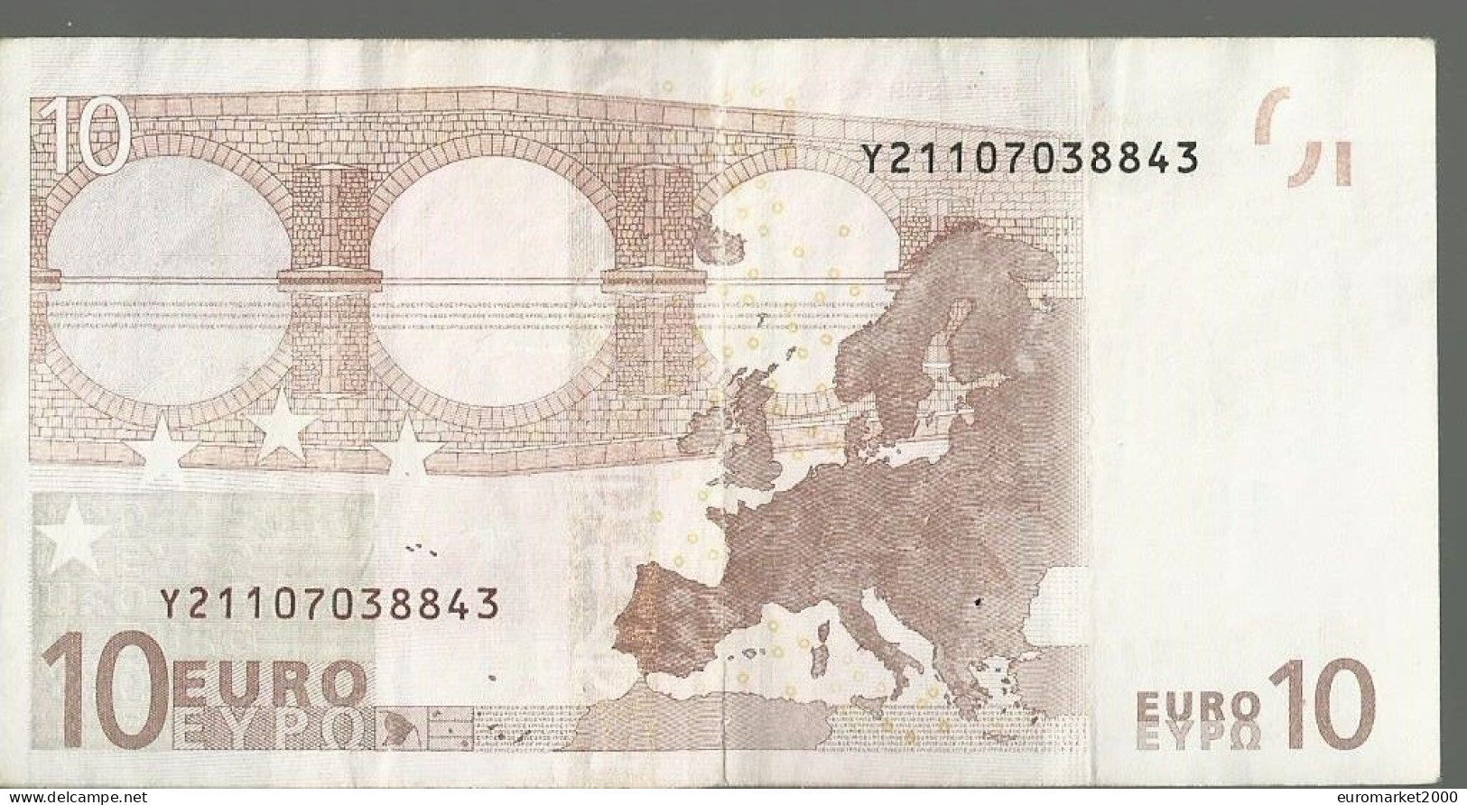 10 EURO GRECE - GRECIA "Y" N017 CIRCULE/CIRCULATED TRICHET - 10 Euro