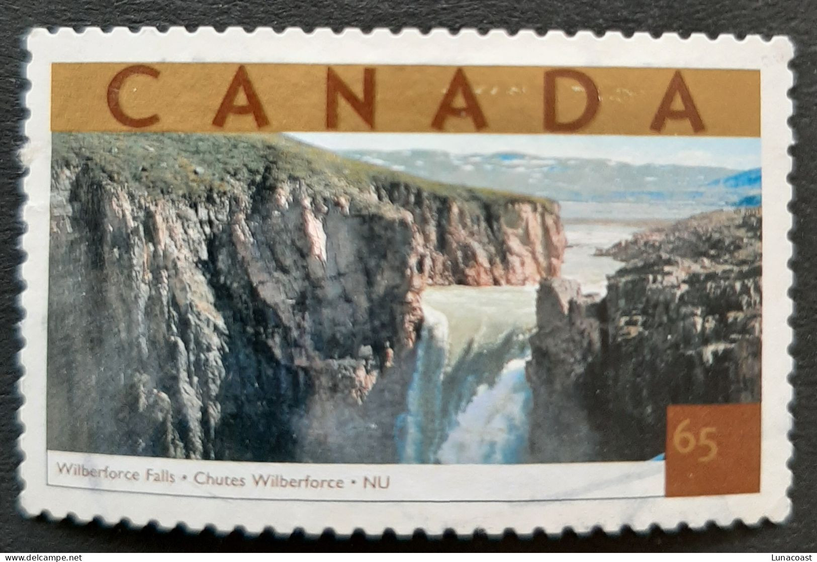 Canada 2003  USED  Sc1989a   65c  Tourist Attractions, Wilberforce Falls - Used Stamps