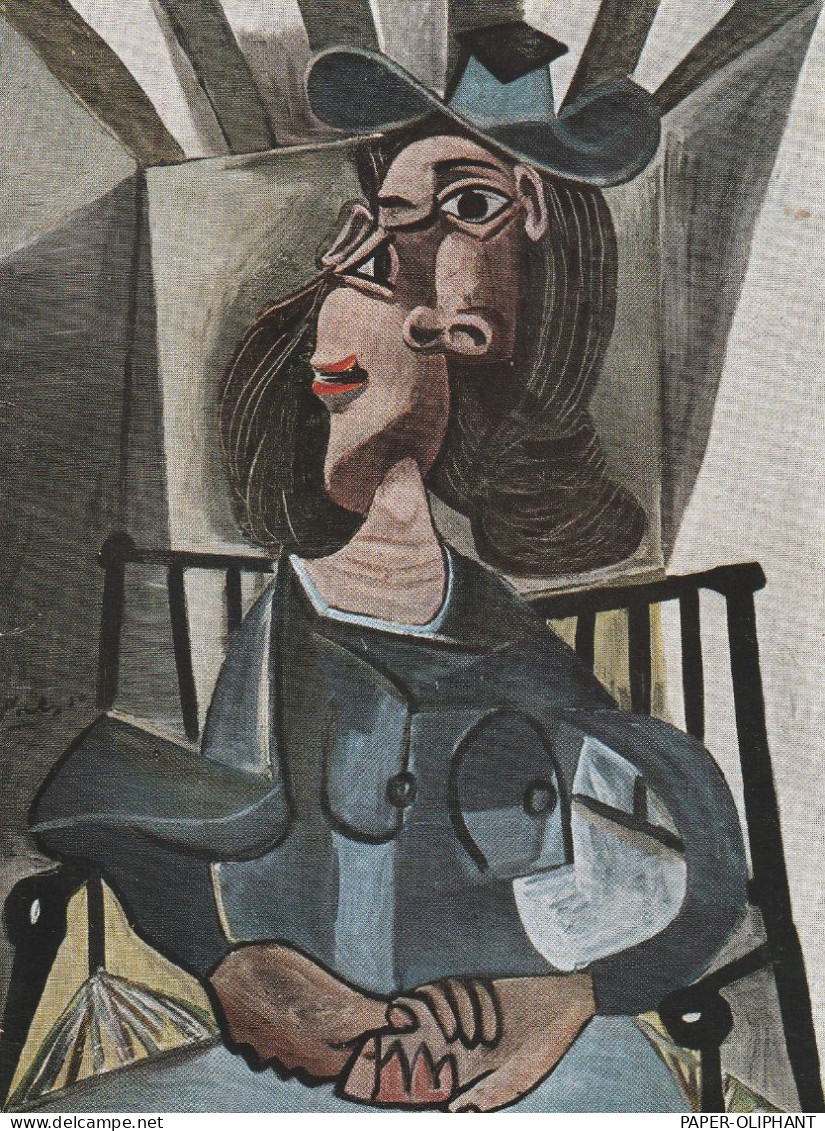 KÜNSTLER - ARTIST - PABLO PICASSO, "Donna Ion Poltrona" - Picasso