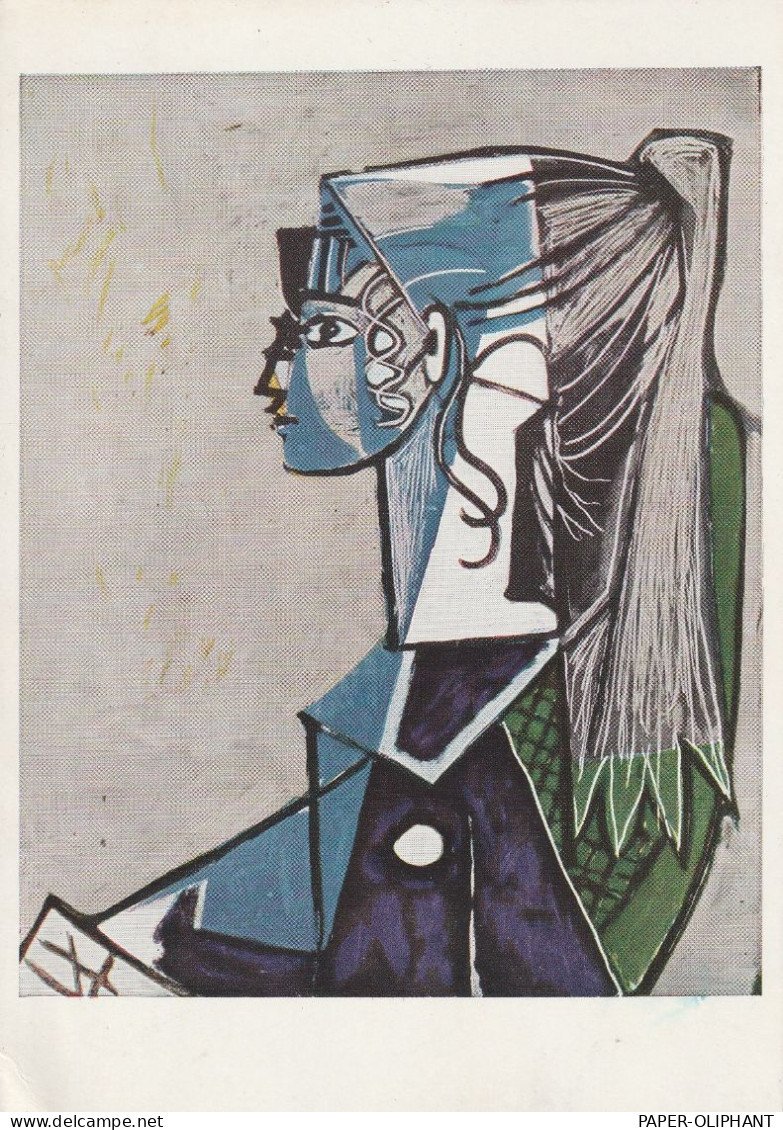 KÜNSTLER - ARTIST - PABLO PICASSO, "Portrait Of A Young Woman" - Picasso