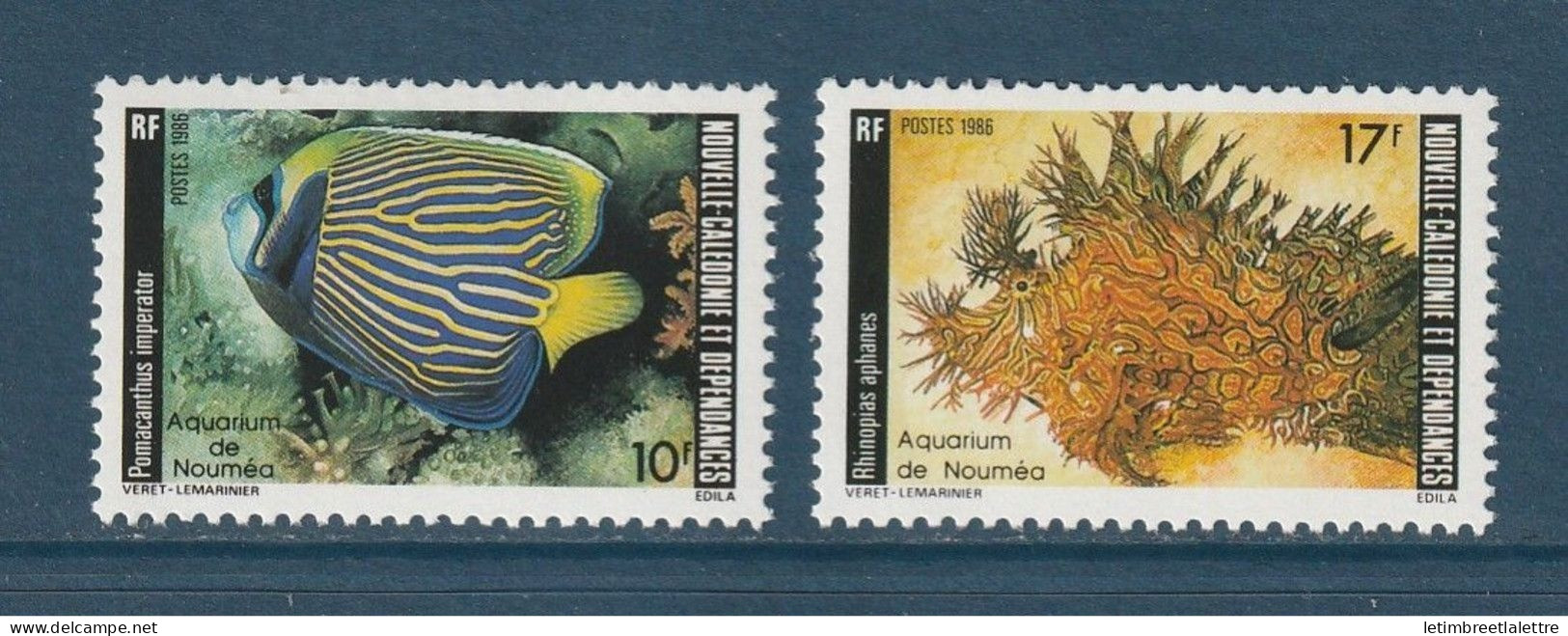 Nouvelle Calédonie - YT N° 512 Et 513 ** - Neuf Sans Charnière - 1986 - Unused Stamps