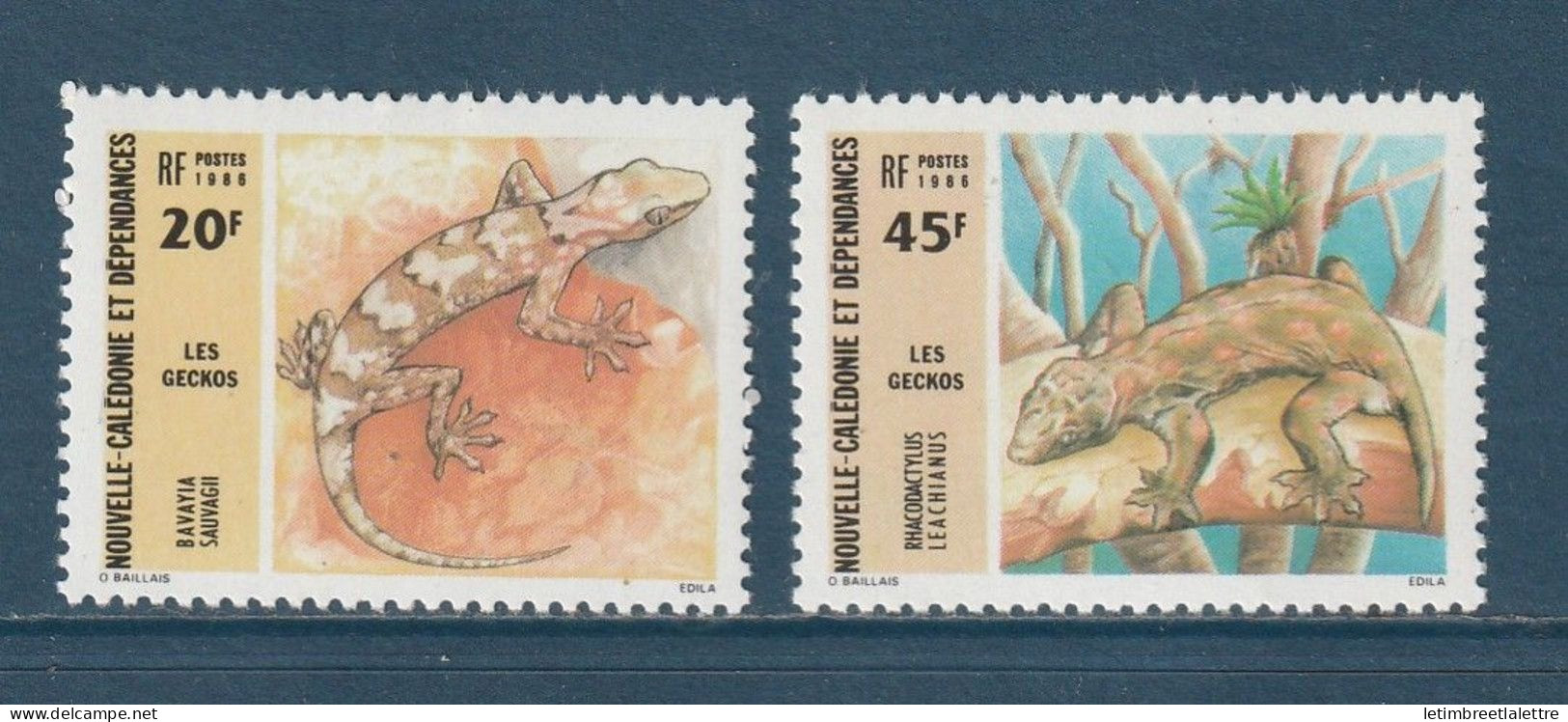 Nouvelle Calédonie - YT N° 516 Et 517 ** - Neuf Sans Charnière - 1986 - Unused Stamps