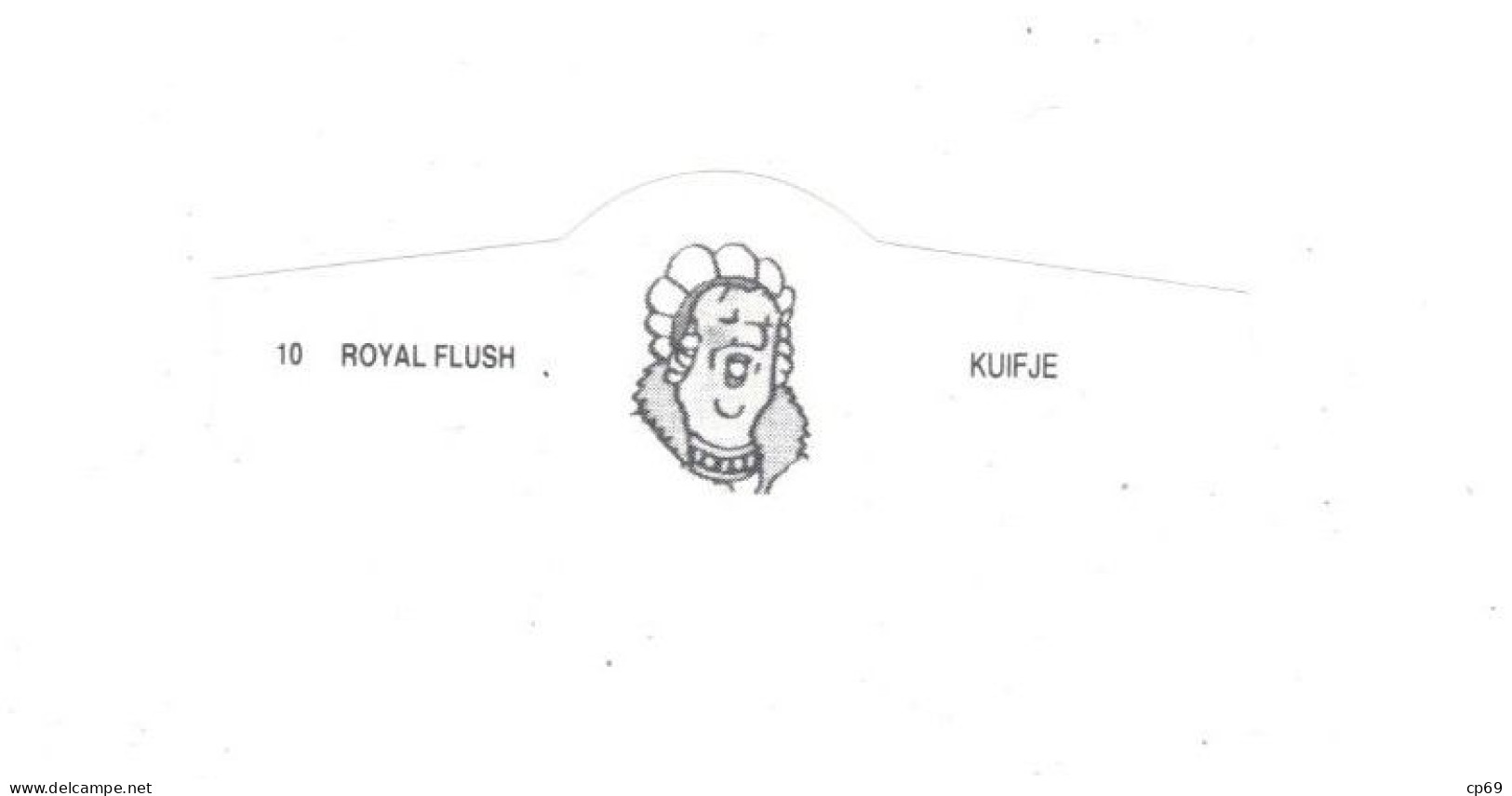 10) Bague De Cigare Série Tintin Blanche Royal Flush Kuifje Bianca Castafiore En Superbe.Etat - Oggetti Pubblicitari