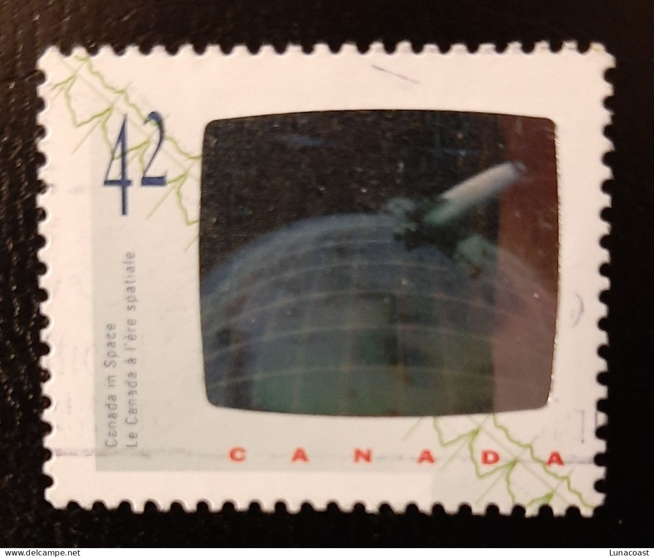 Canada 1992  USED  Sc1442   42c  Canada In Space - Usados