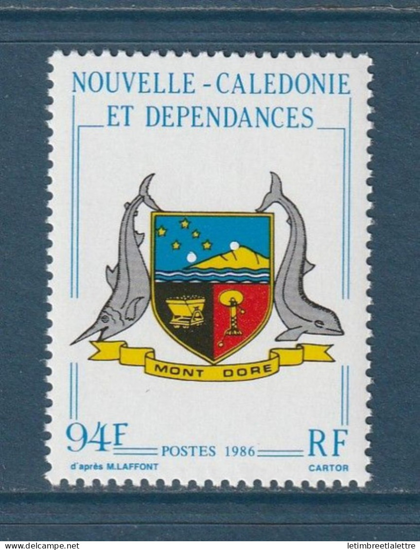 Nouvelle Calédonie - YT N° 524 ** - Neuf Sans Charnière - 1986 - Nuevos