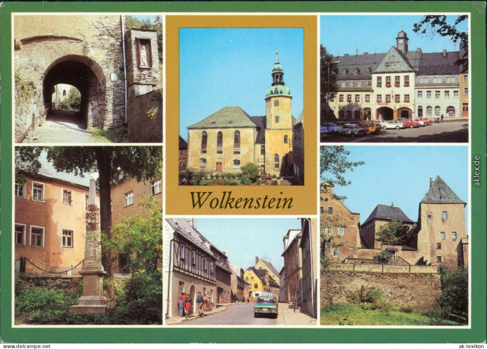 Wolkenstein Ansichten Ansichtskarte  1984 - Wolkenstein