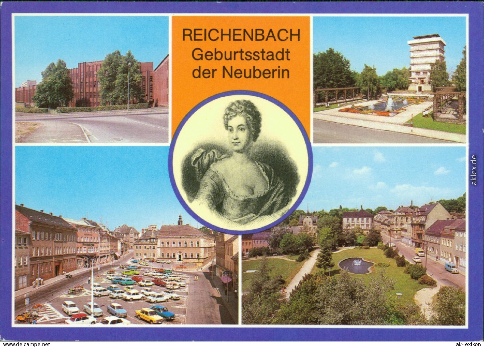 Reichenbach (Vogtland) Reichenbach Geburtsstadt Der Neuberin Ansichtskarte 1990 - Reichenbach I. Vogtl.