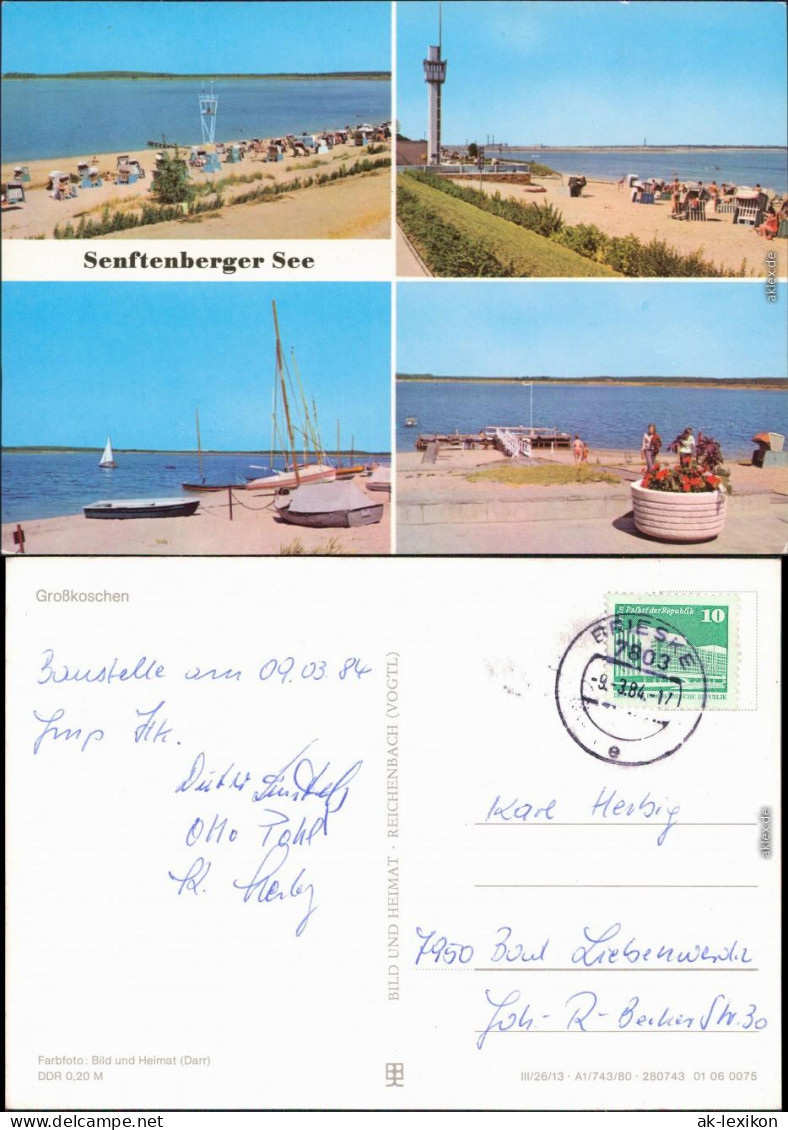 Großkoschen-Senftenberg (Niederlausitz) Senftenberger See - Teilansichten 1980 - Senftenberg