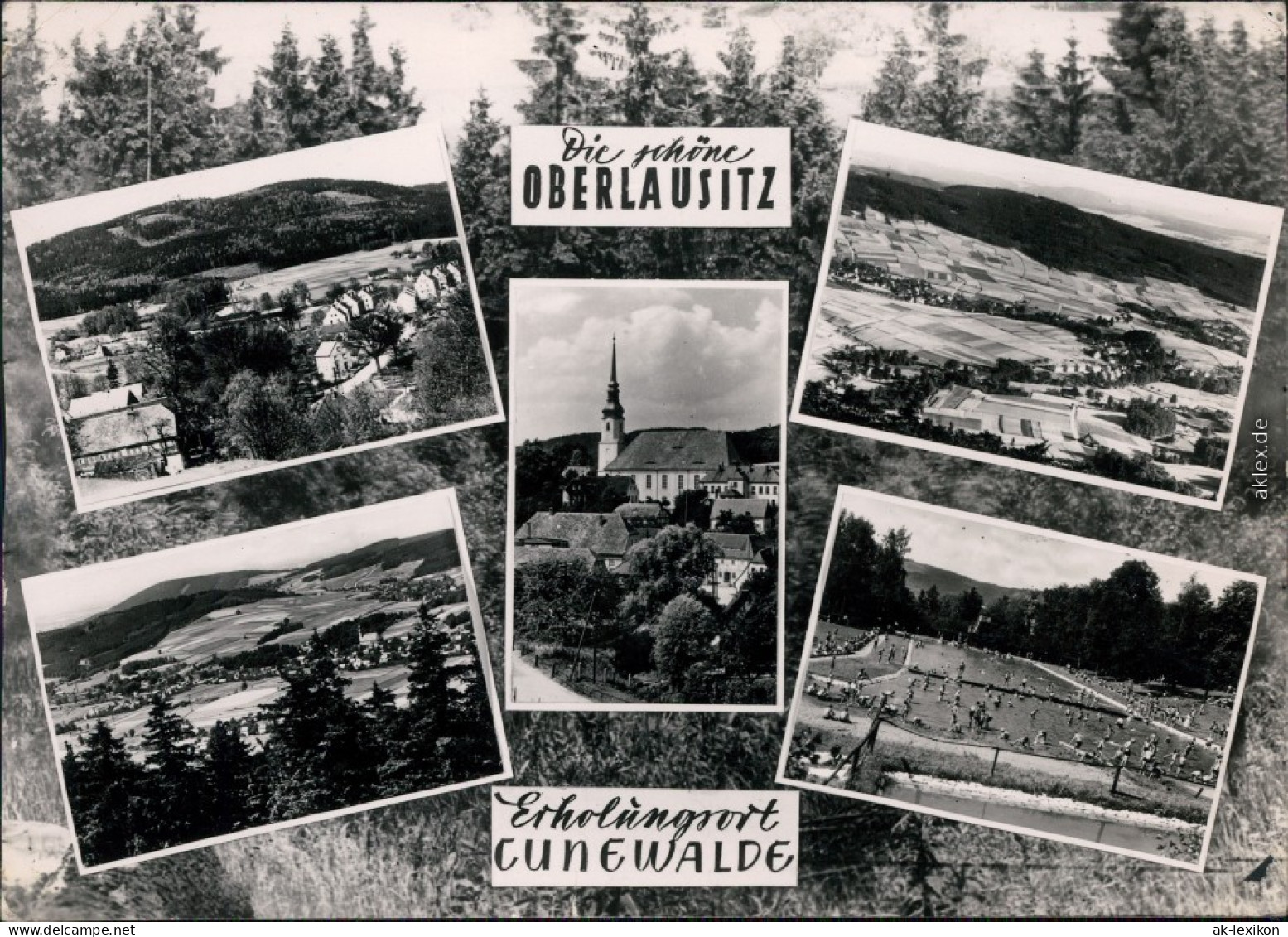 Cunewalde (Oberlausitz) Kumwałd Verschiedene Ansichten 1961 - Cunewalde