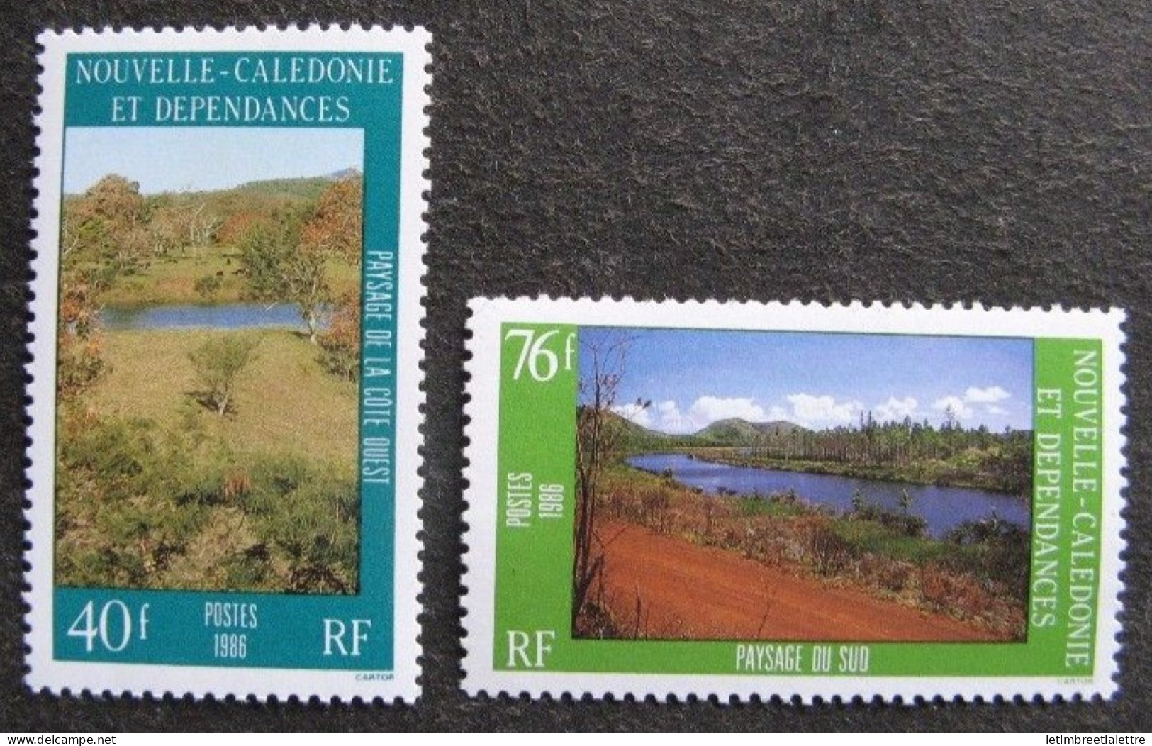 Nouvelle Calédonie - YT N° 525 Et 526 ** - Neuf Sans Charnière - 1986 - Unused Stamps