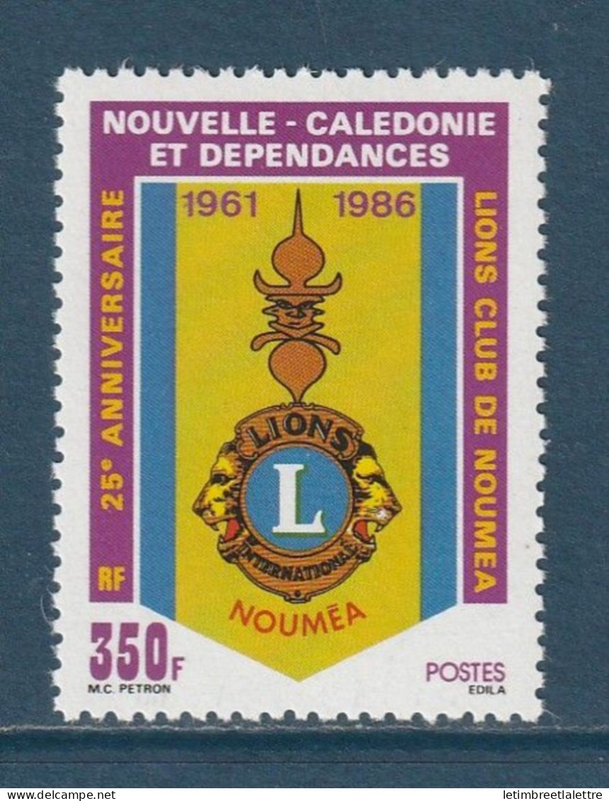 Nouvelle Calédonie - YT N° 528 ** - Neuf Sans Charnière - 1986 - Nuovi