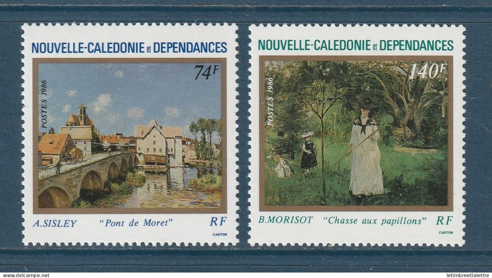 Nouvelle Calédonie - YT N° 529 Et 530 ** - Neuf Sans Charnière - 1986 - Nuovi