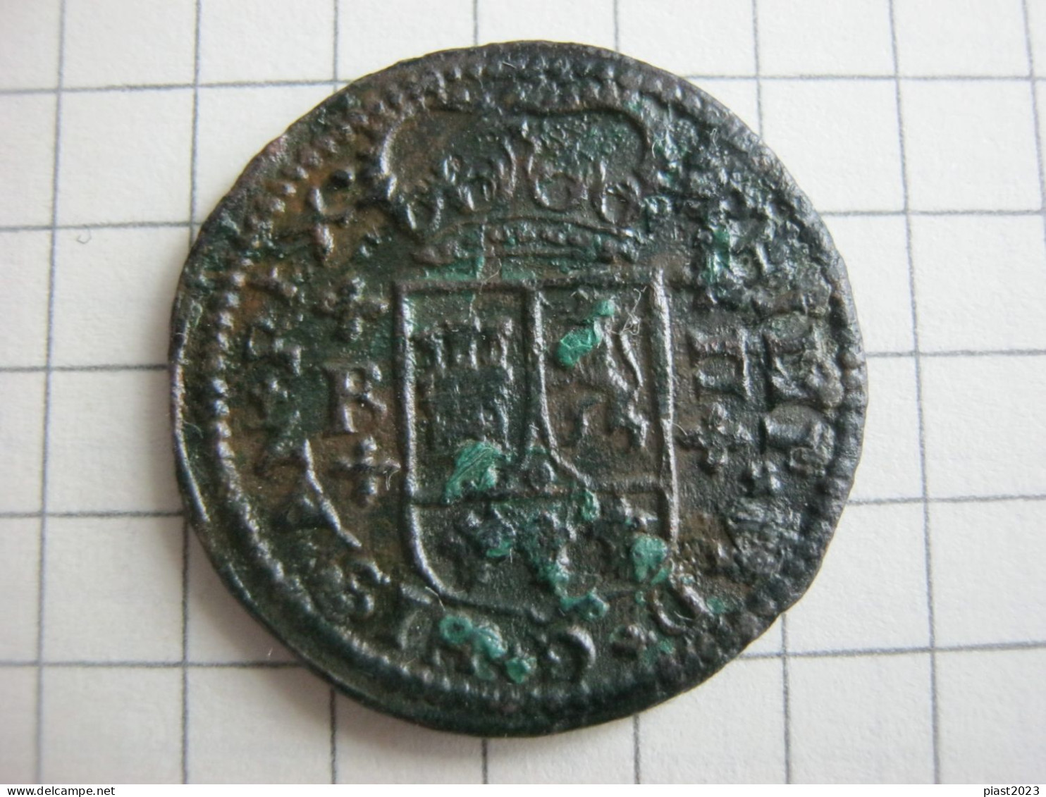 Spain 2 Maravedis 1720 B Philip V ( 1700-1724 / 1724-1746 ) - Erstausgaben